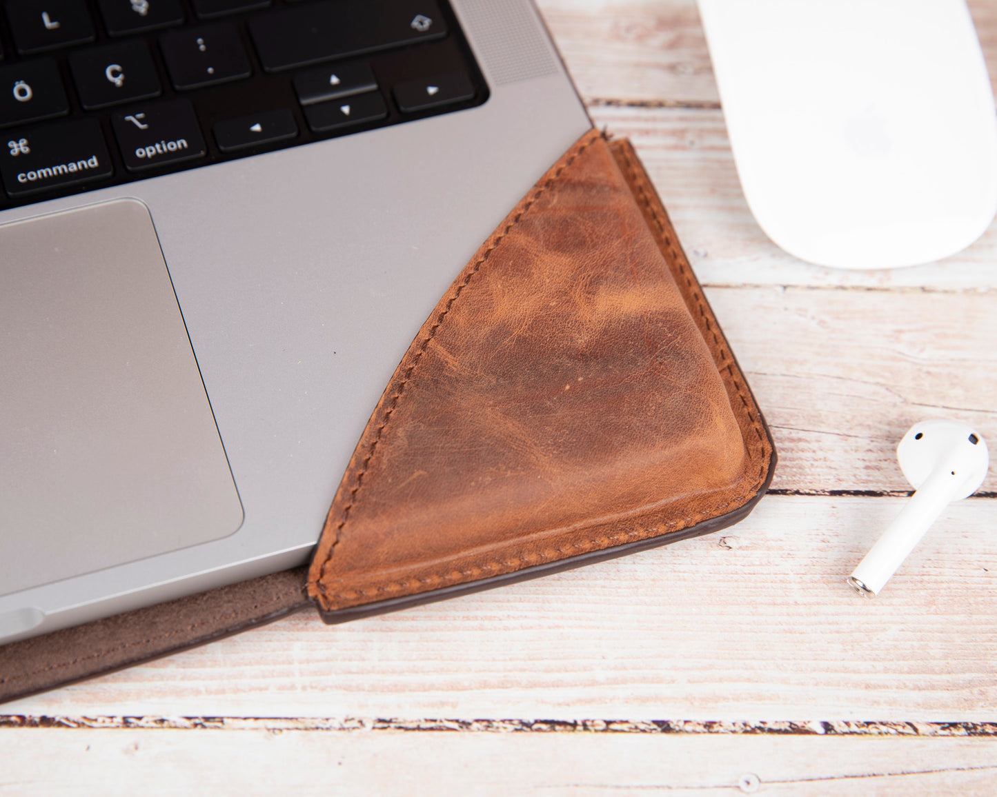 Macbook/Notebook Leather Case 13"/14"/16" - Teak Brown