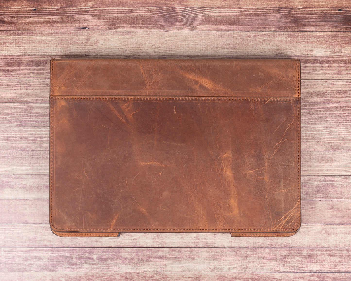 Macbook/Notebook Leather Case 13"/14"/16" - Teak Brown