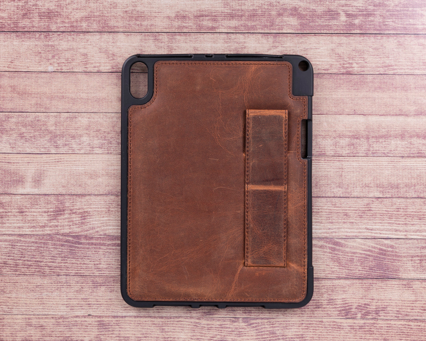 Apple iPad Mini (6") Leather Case - Teak Brown
