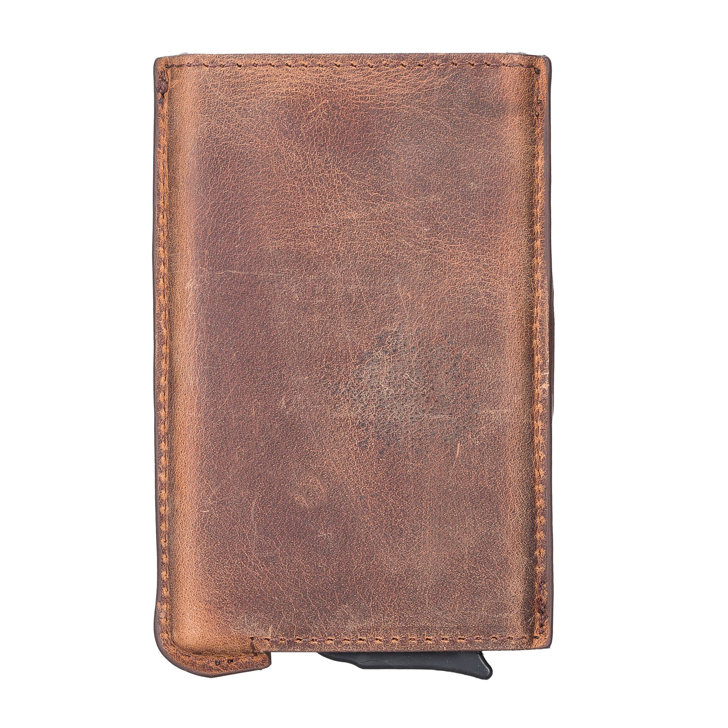 Thomson Leather Mechanic Card Holder - Teak Brown