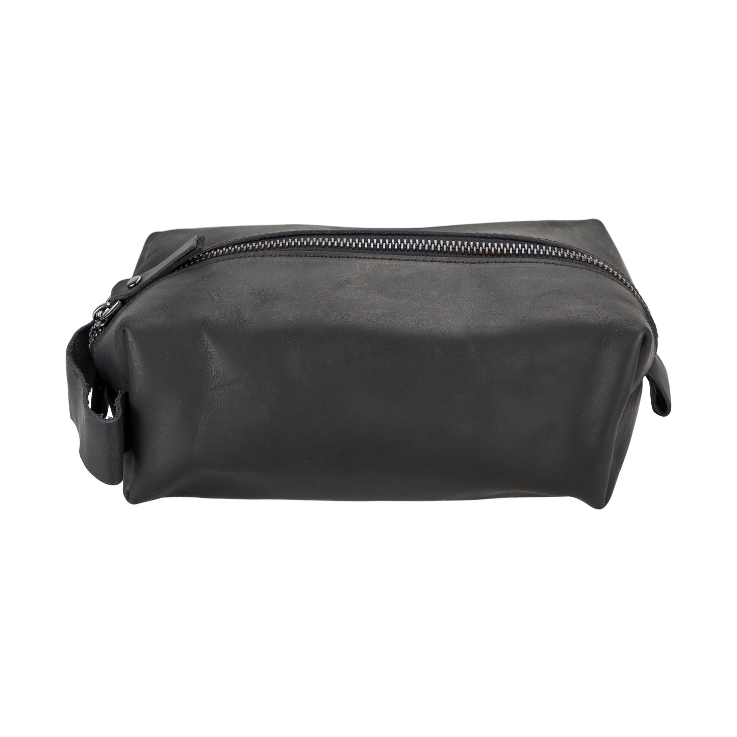 Leather Women Make Up Bag - Antic Black