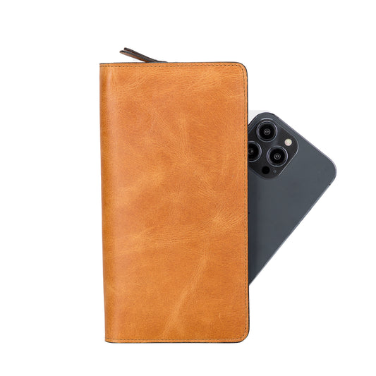 Ascona Leather Women Wallet - Yellow