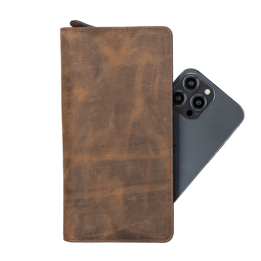 Ascona Leather Women Wallet - Brown