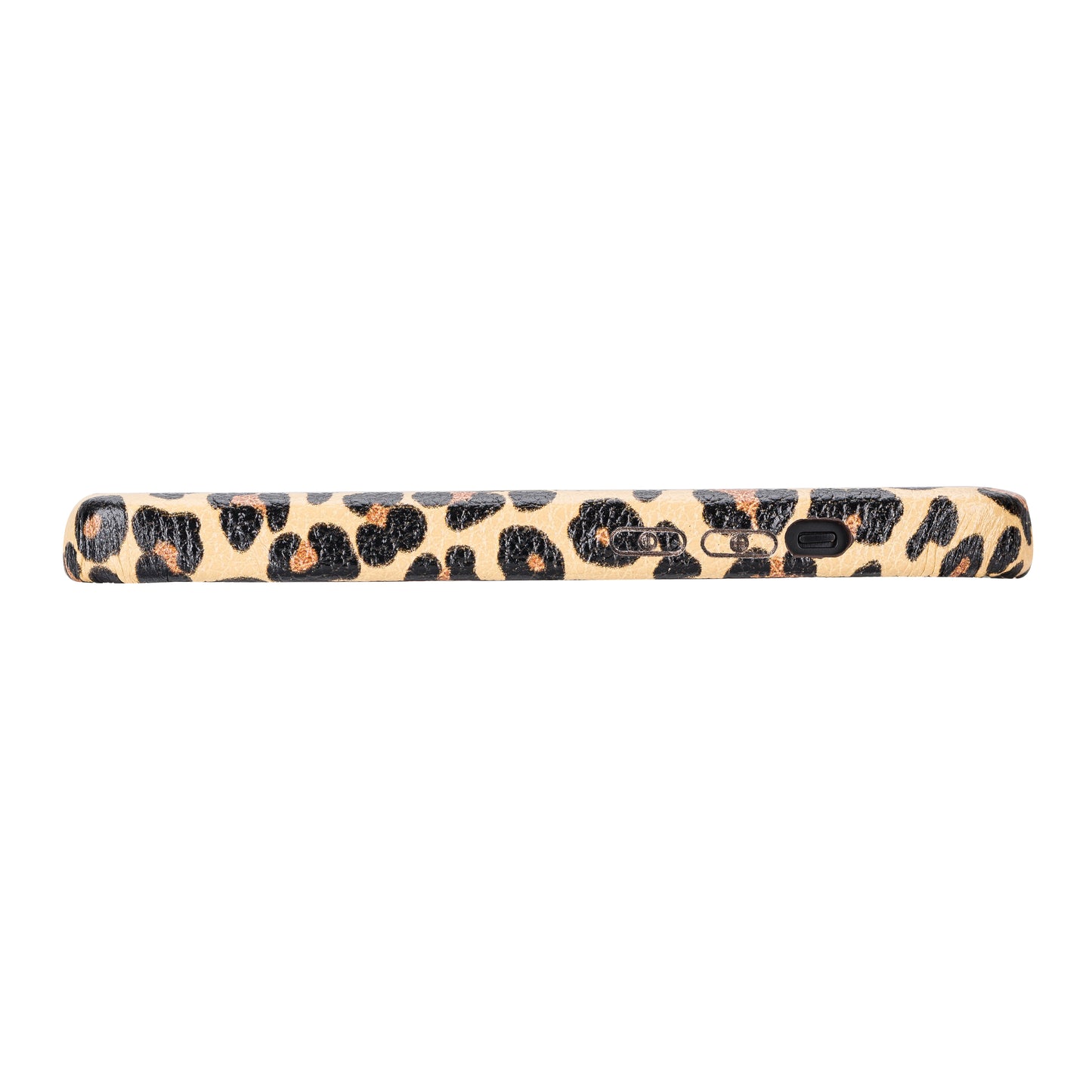 iPhone 14 (6.1") Full Leather MagSafe Snap On Case - Leopard