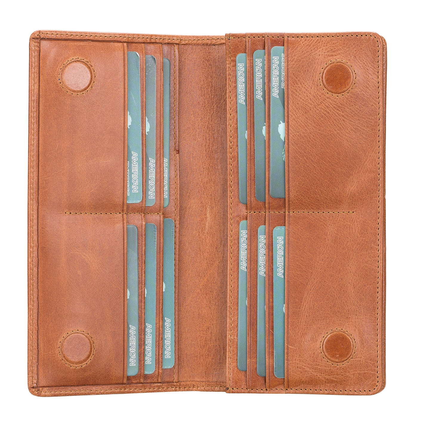 Basel Leather Women Wallet - Brown