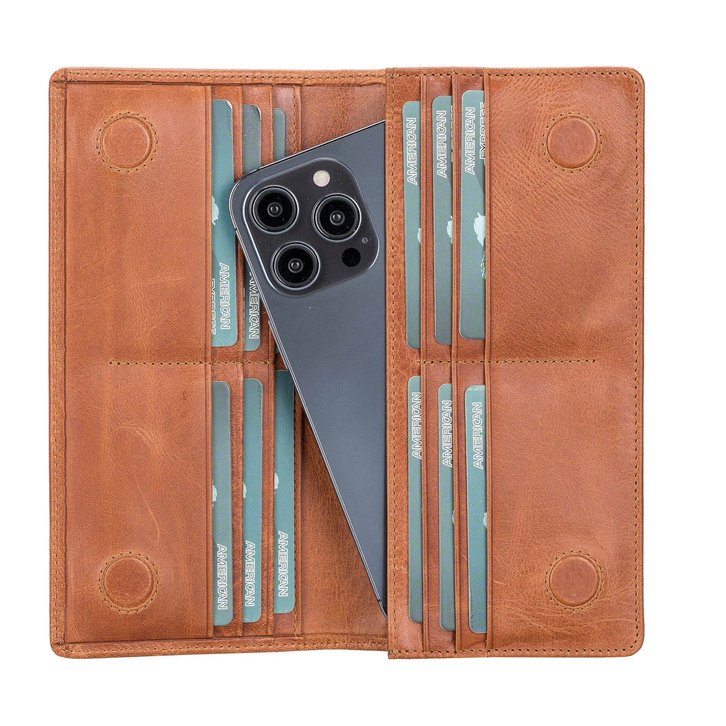 Basel Leather Women Wallet - Brown