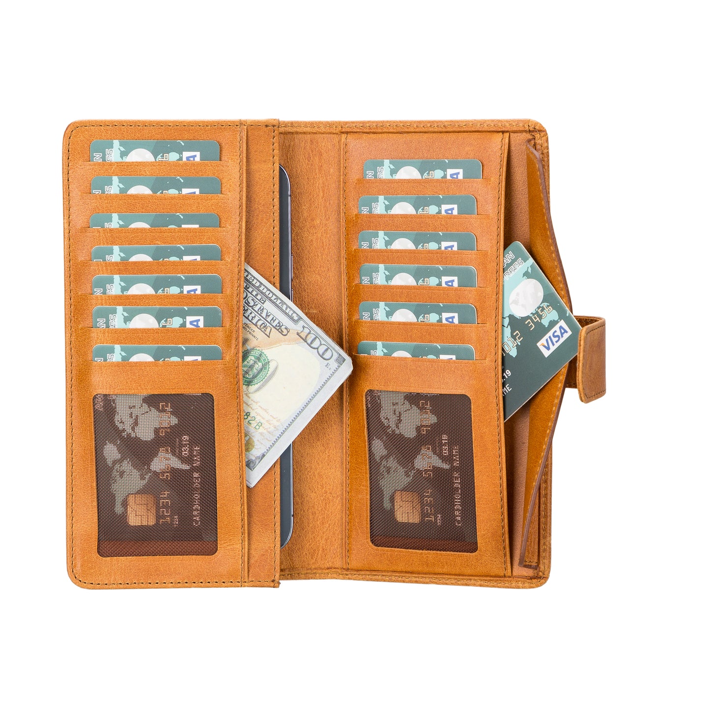 Coppet Leather Women Wallet - Yellow