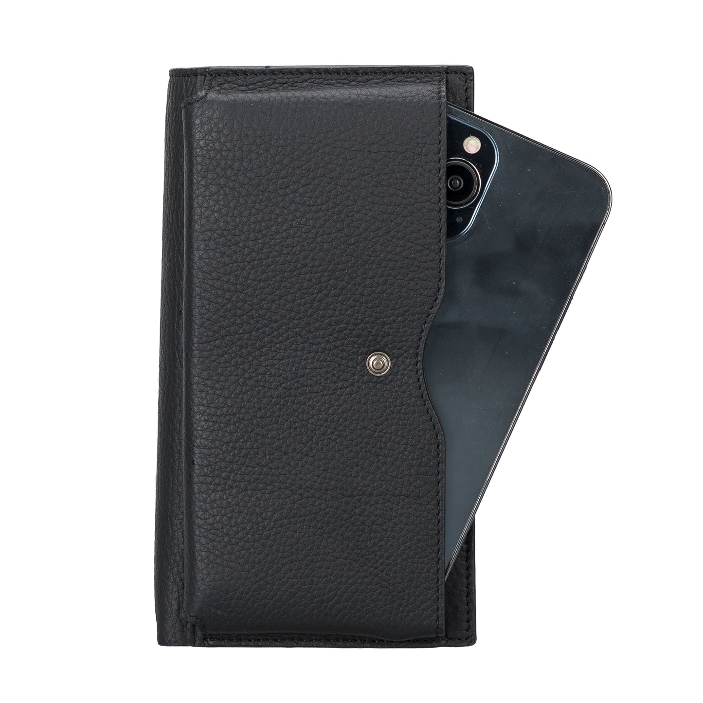 Lozan Leather Women Wallet - Palled Black