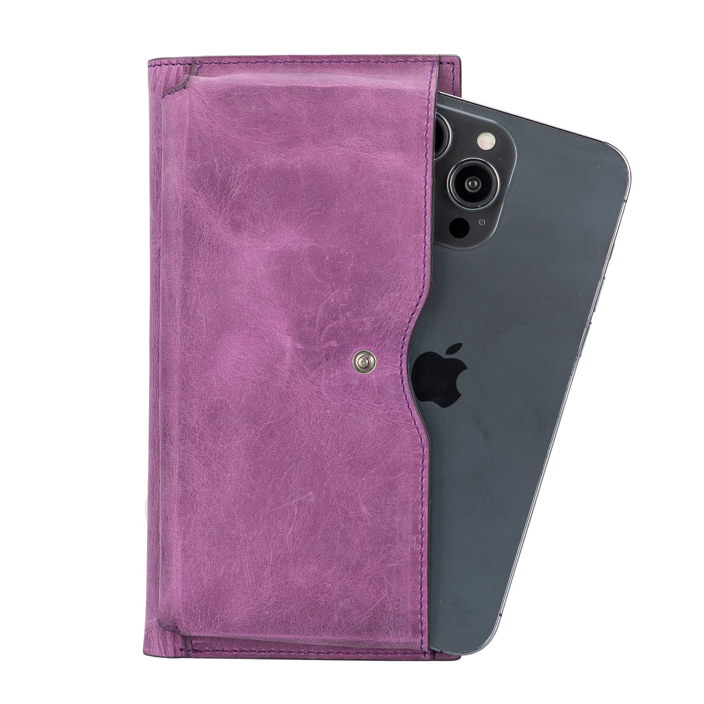 Lozan Leather Women Wallet - Purple