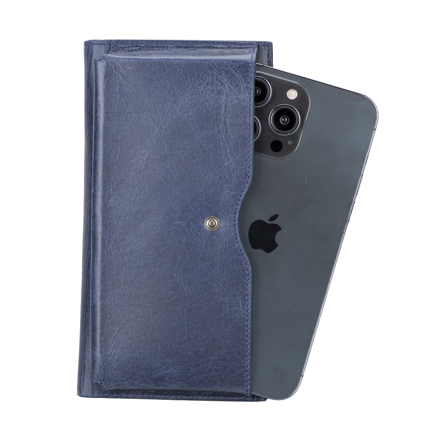 Lozan Leather Women Wallet - Blue