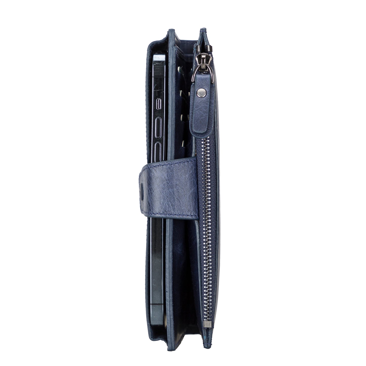 Lozan Leather Women Wallet - Blue