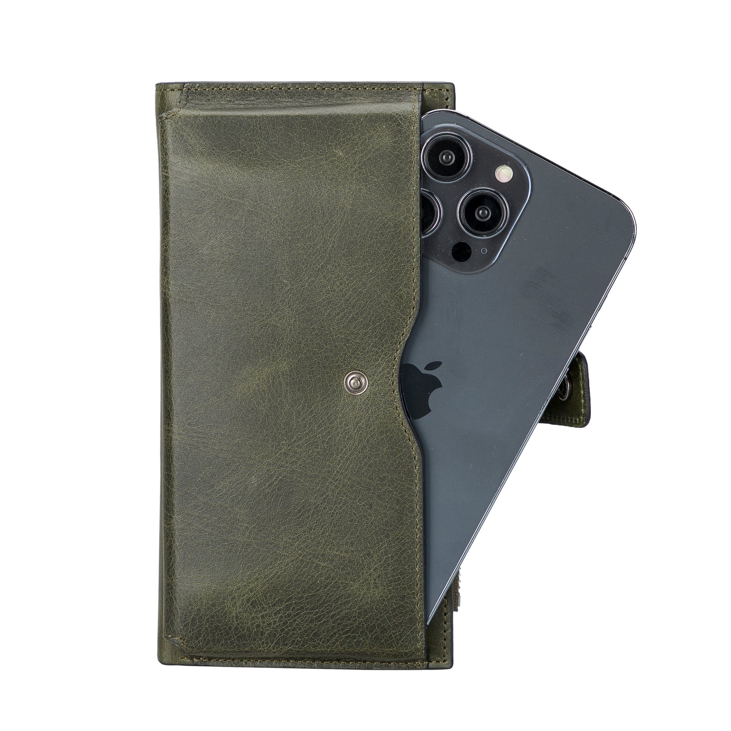 Lozan Leather Women Wallet - Green