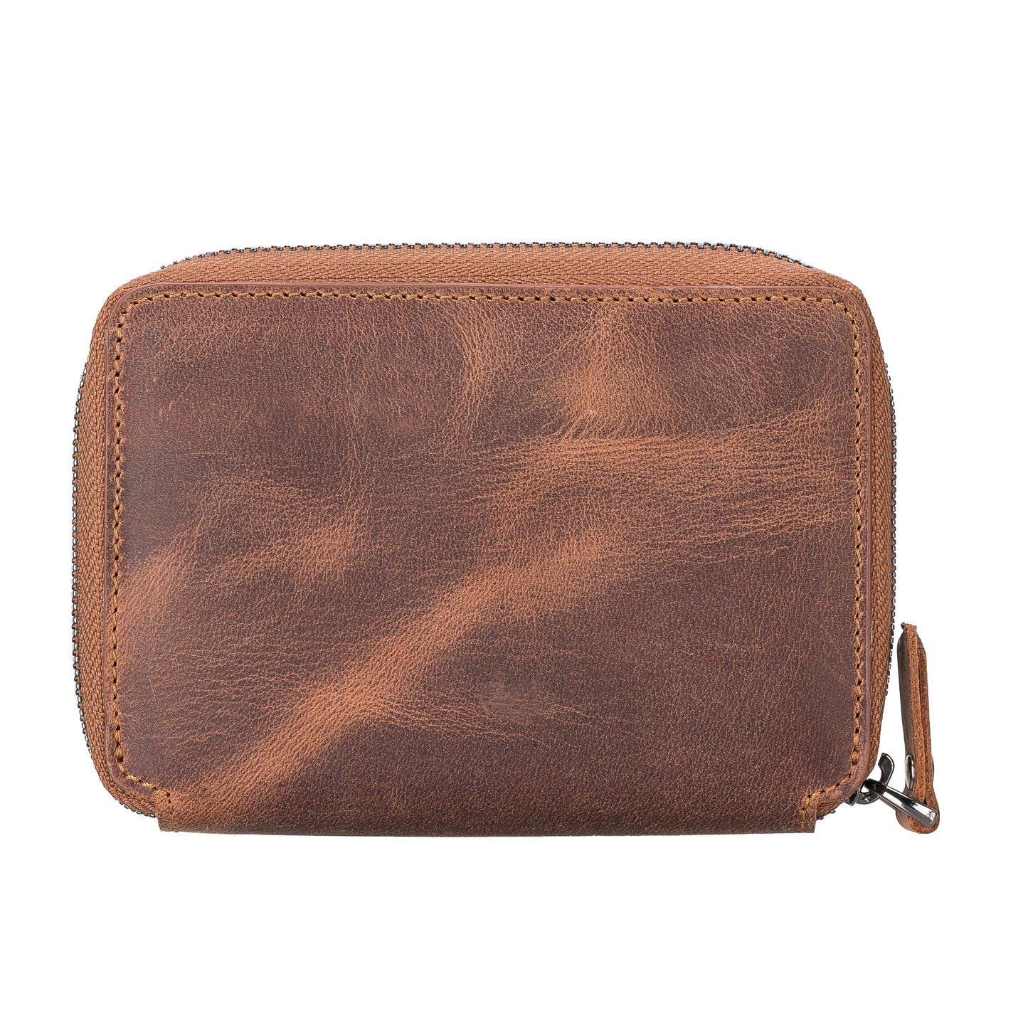 Lugano Leather Women Wallet - Teak Brown