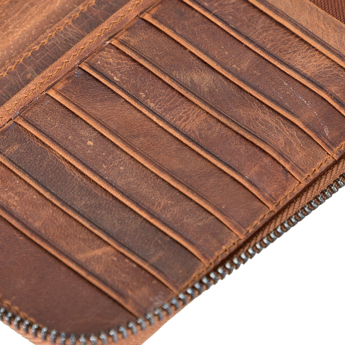 Nikea Leather Women Wallet - Teak Brown