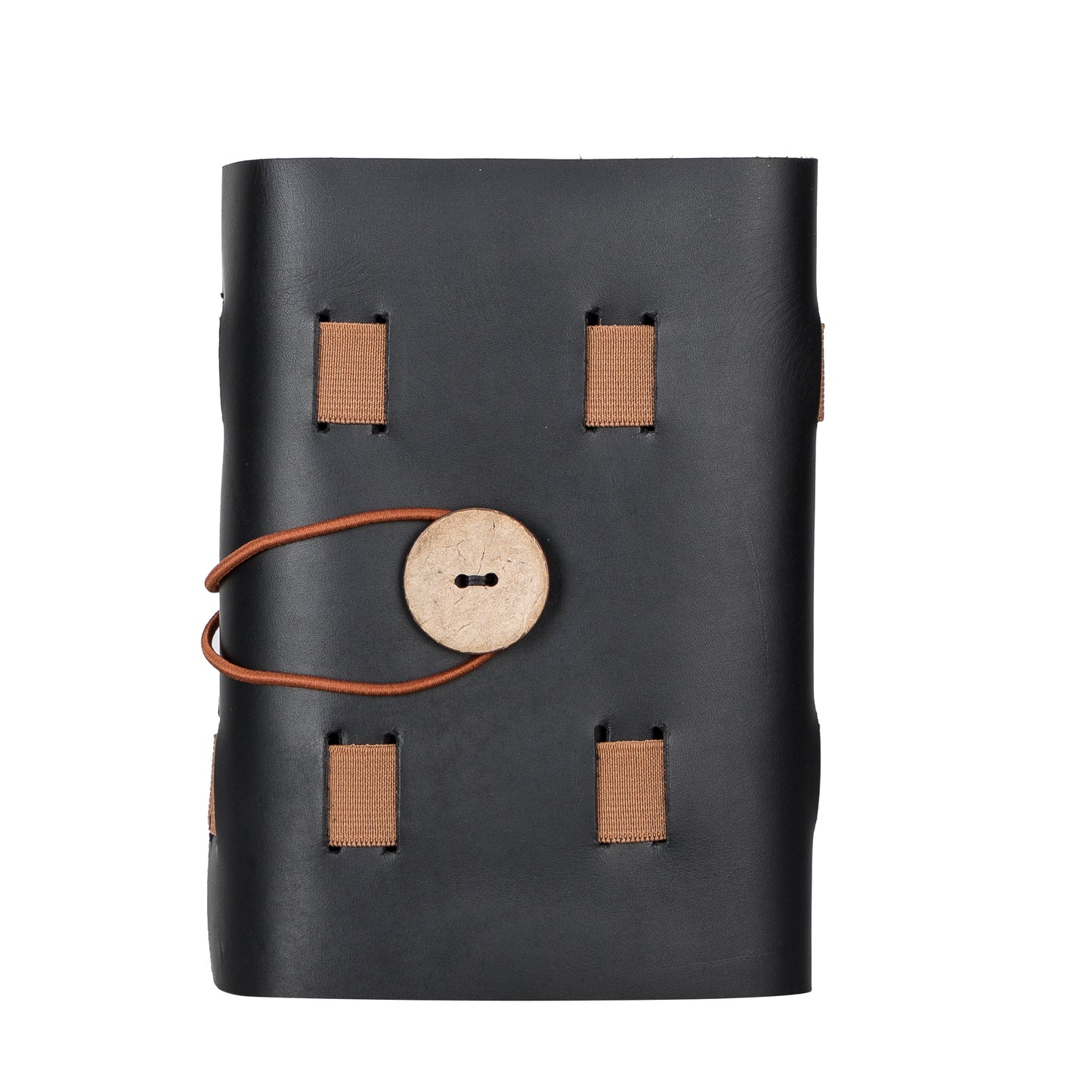 Leather Cable Organizer - Rustic Black