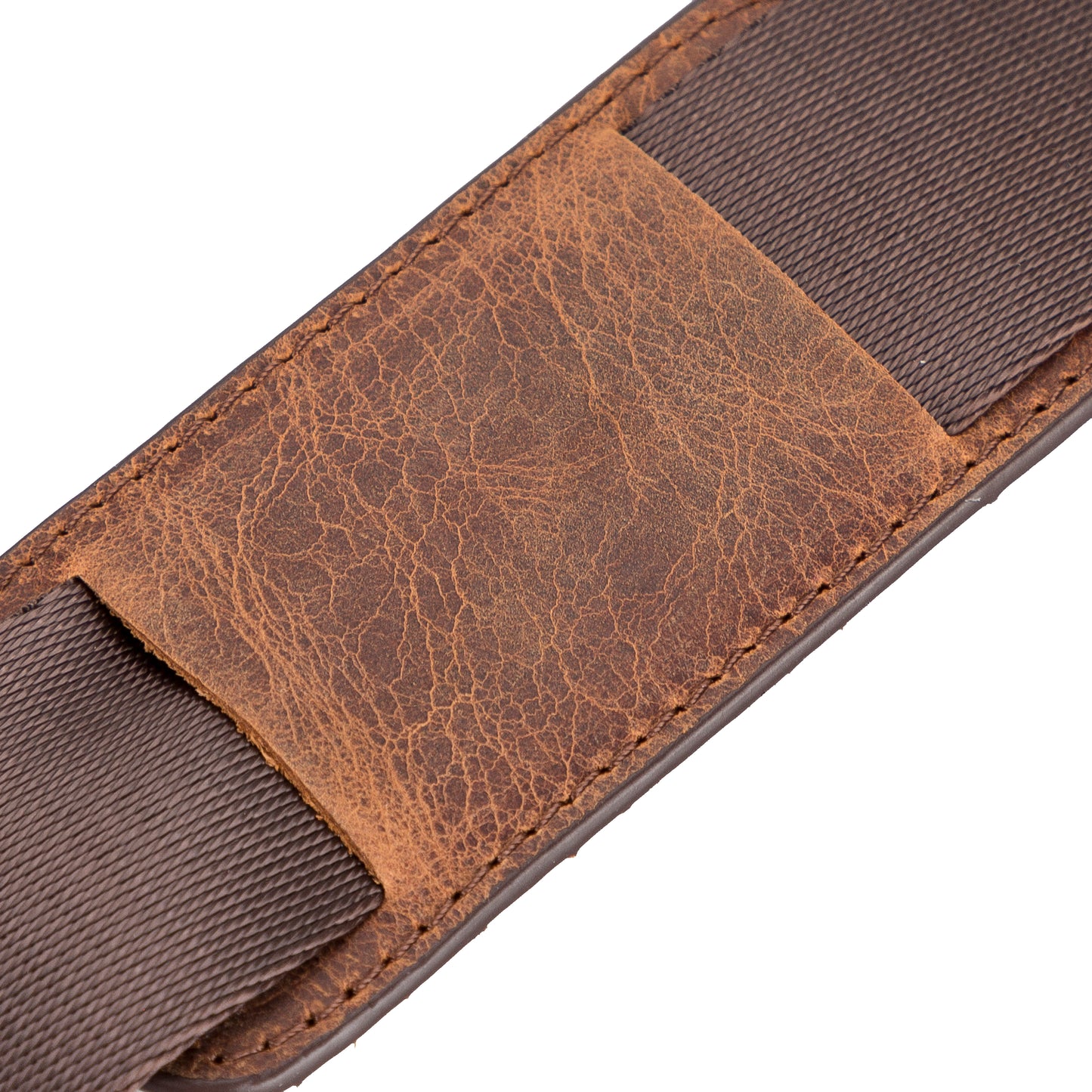 Leather Notebook/Macbook Bag 14" - Teak Brown