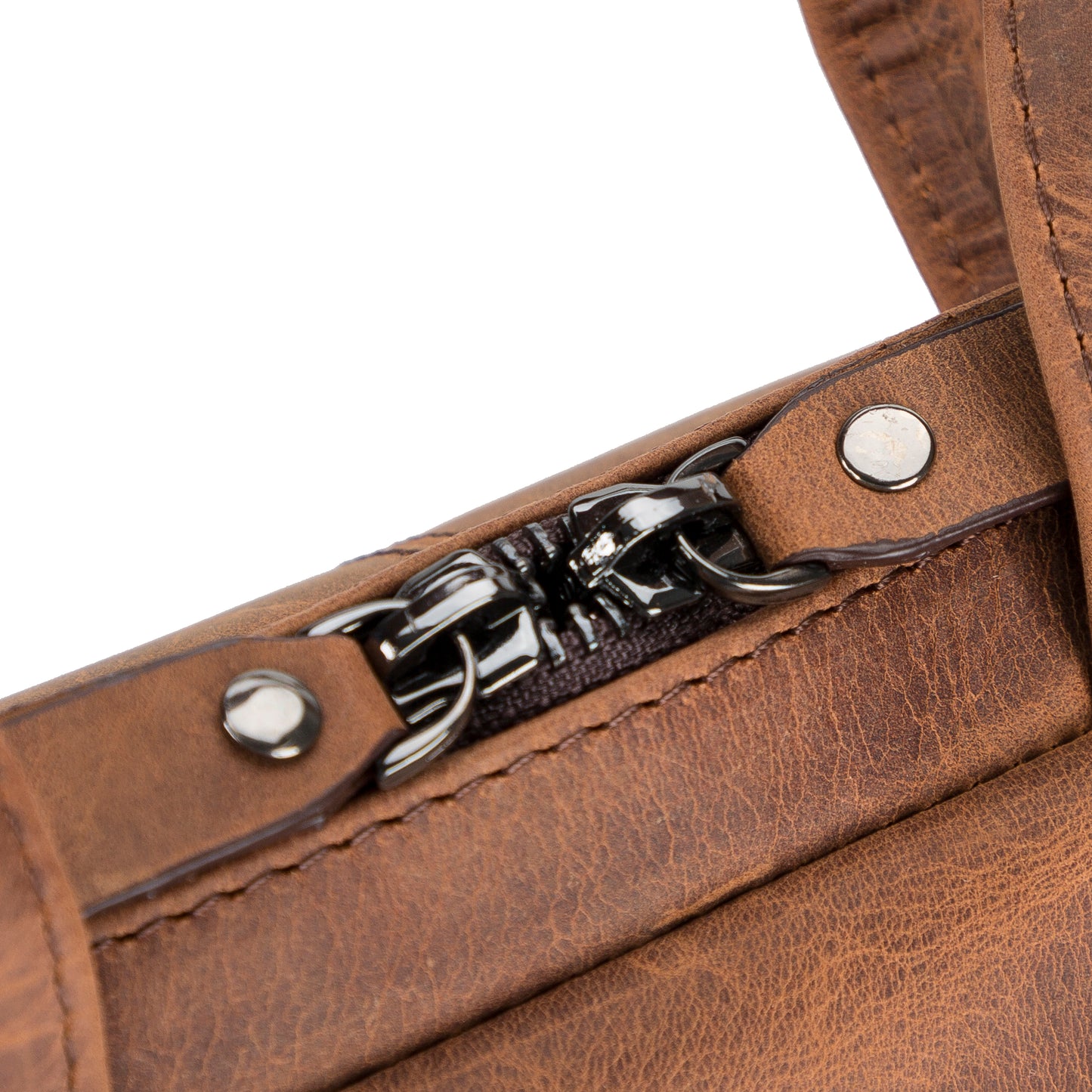 Leather Notebook/Macbook Bag 14" - Teak Brown