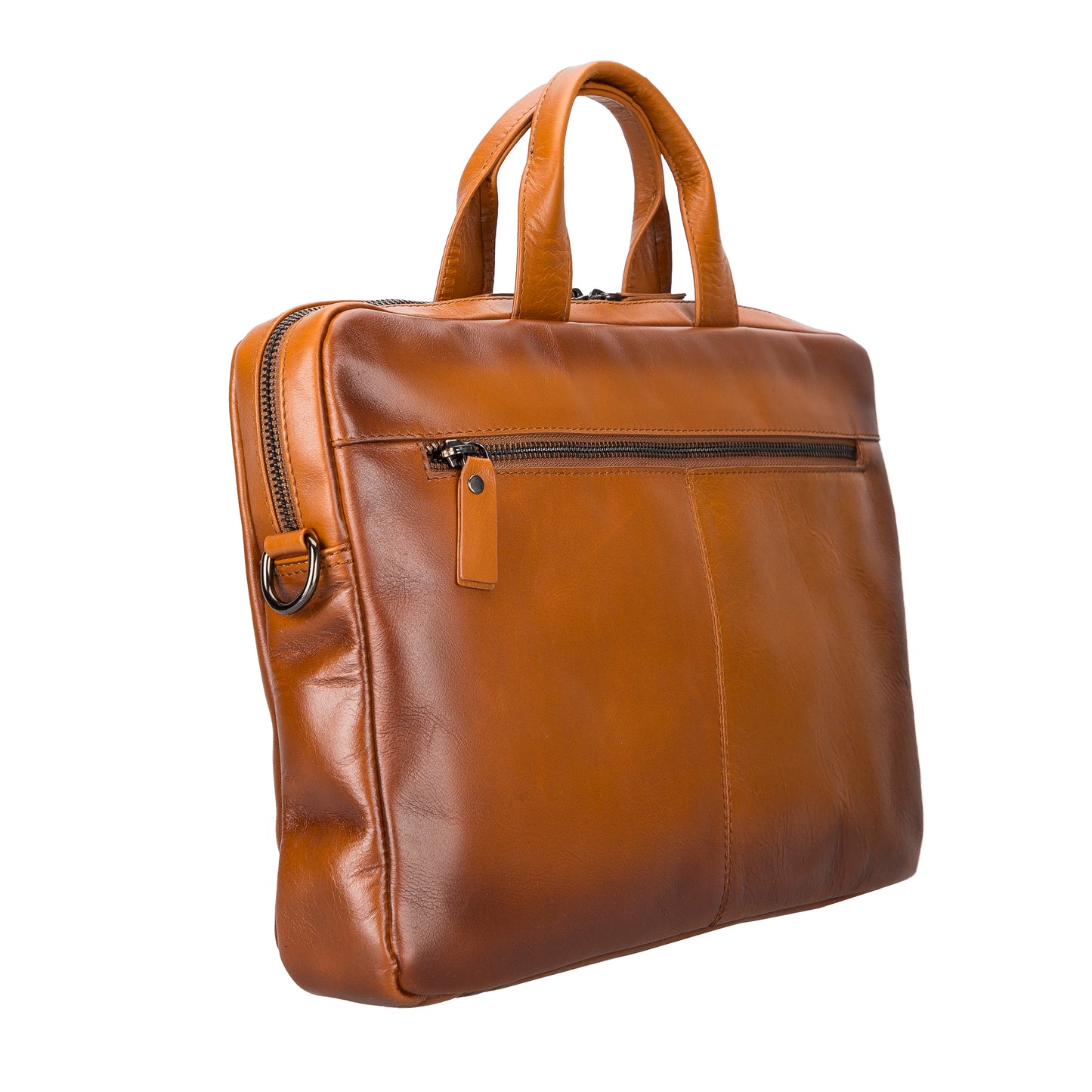 Leather Notebook/Macbook Bag 16" - Rustic Brown