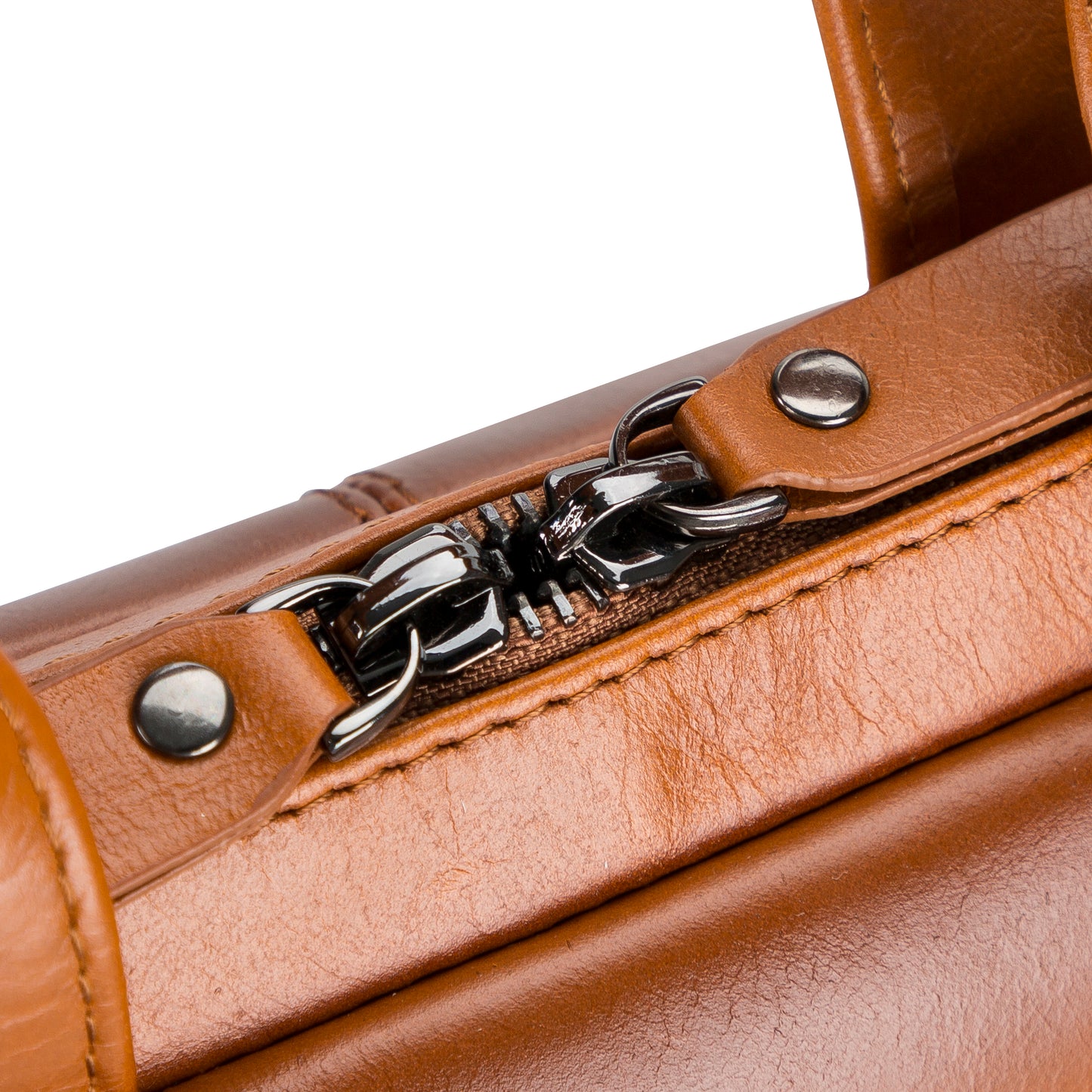 Leather Notebook/Macbook Bag 14" - Rustic Brown