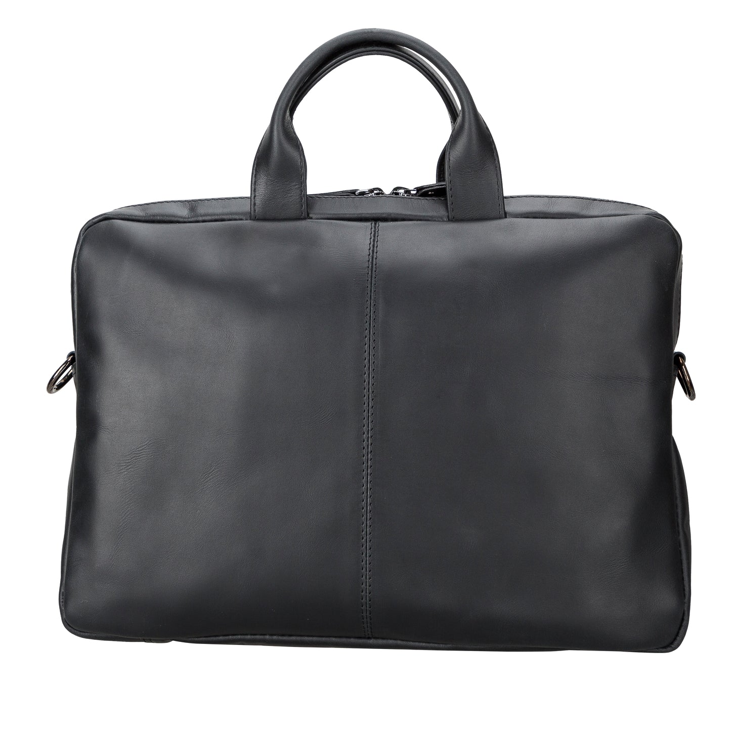 Leather Notebook/Macbook Bag 14" - Rustic Black