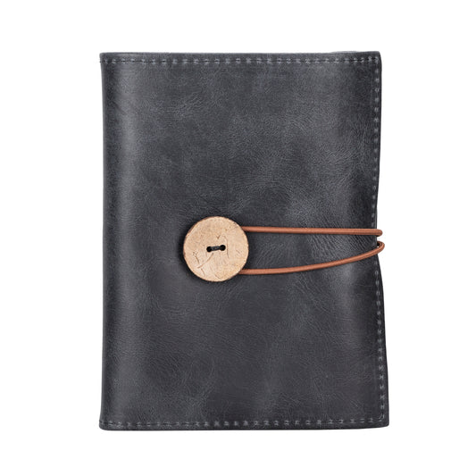 Leather Cable Organizer - Rustic Black