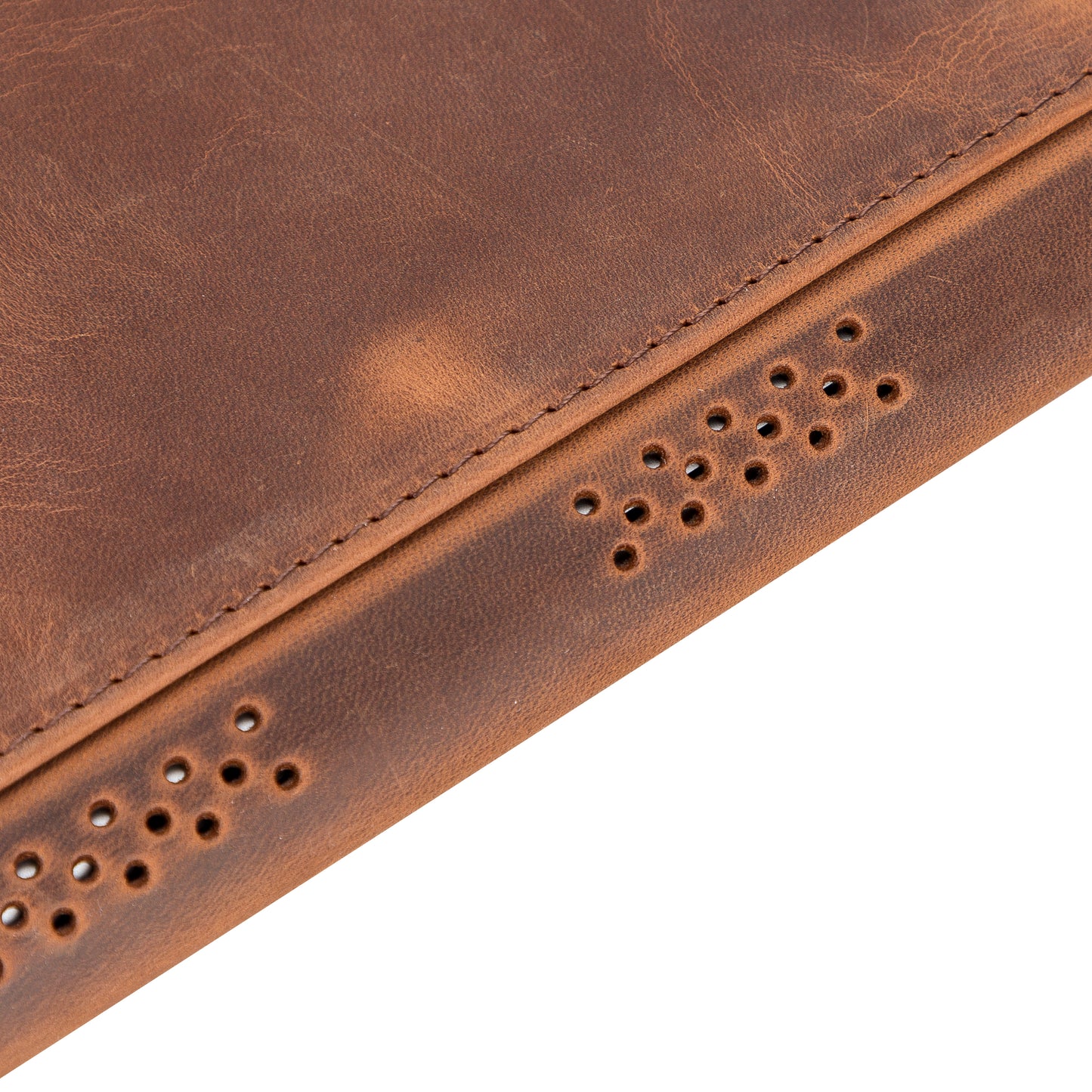 Macbook/Notebook Leather Case 13"/14"/16" - Teak Brown