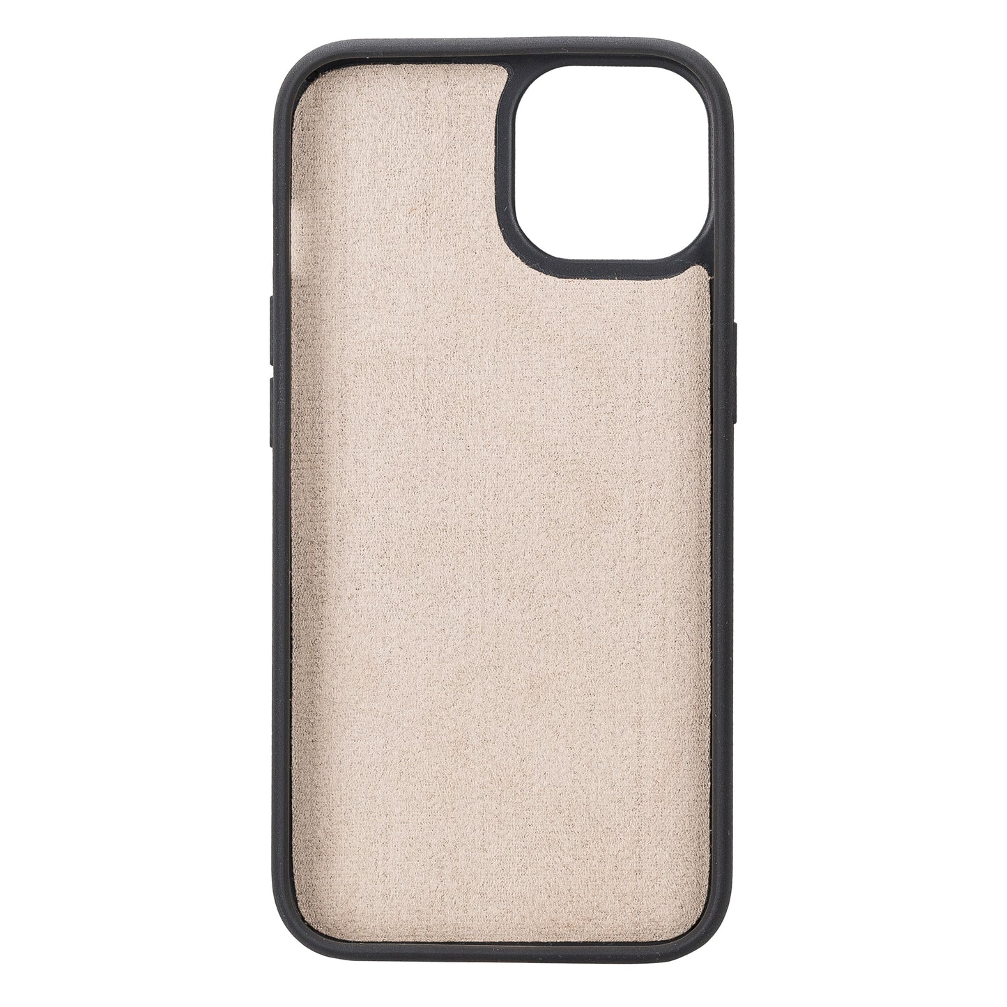iPhone 14 (6.1") Leather MagSafe RFID Detachable Double Wallet Case - Beige