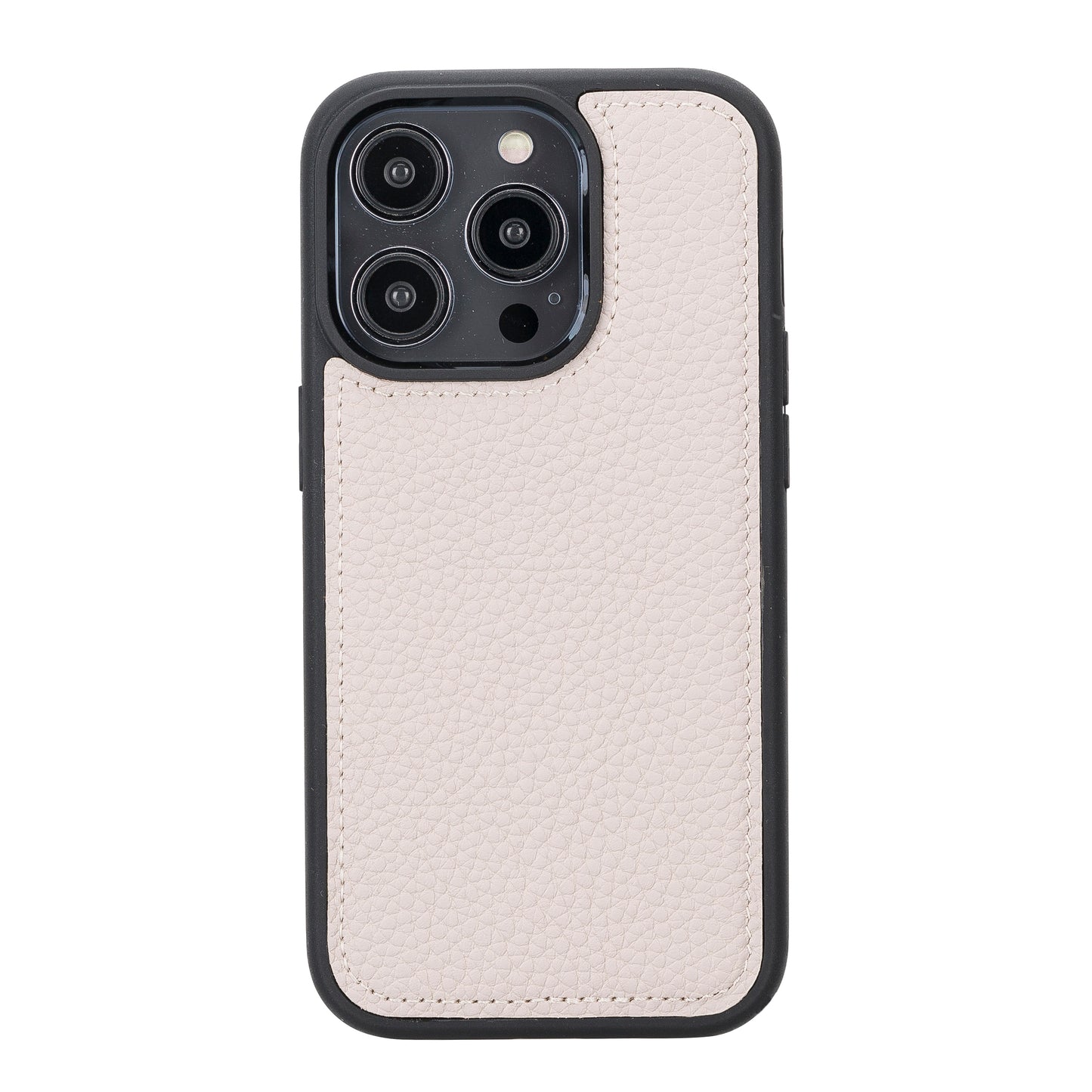 iPhone 14 Pro (6.1") Leather MagSafe RFID Detachable Double Wallet Case - Beige
