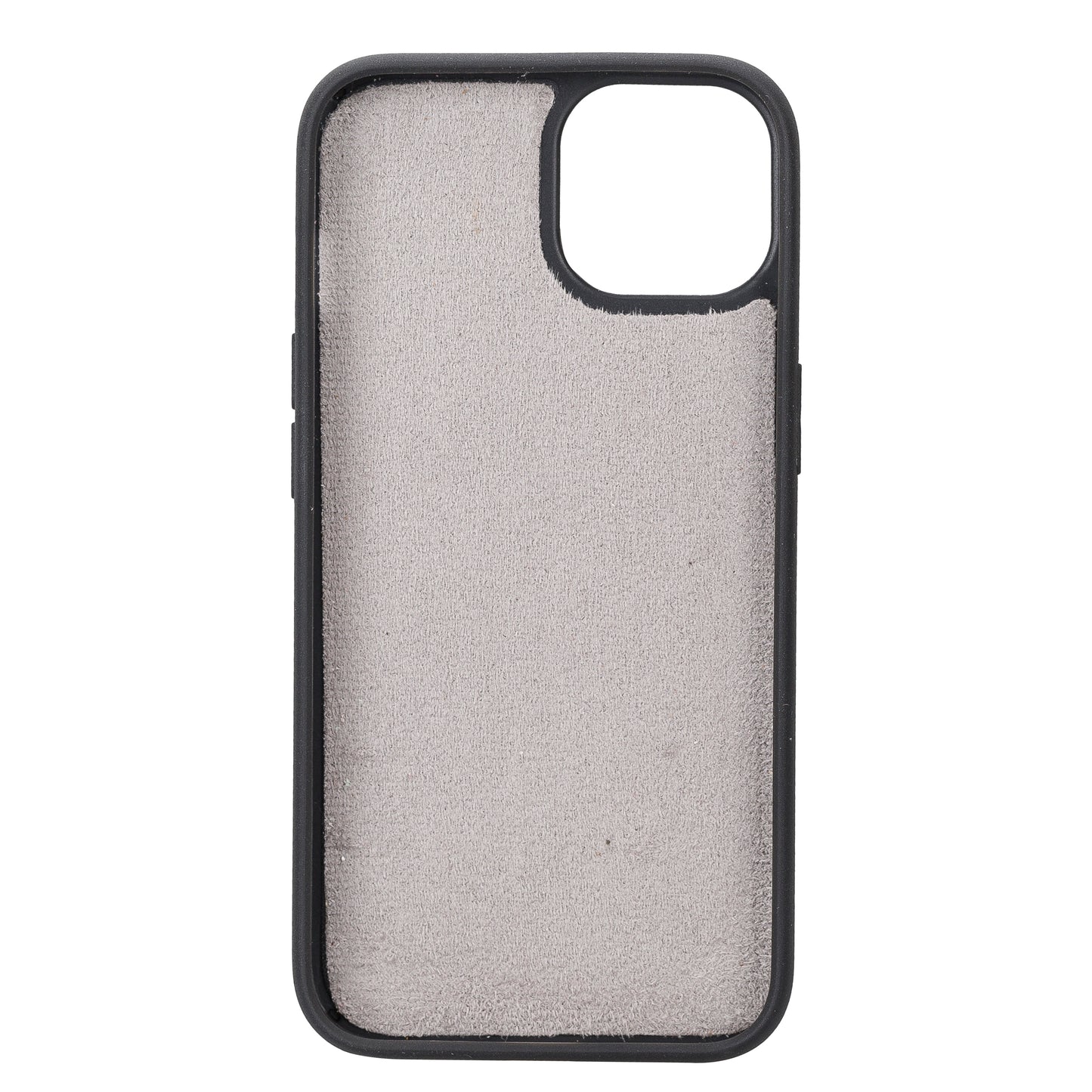 iPhone 14 Pro (6.1") Leather MagSafe RFID Detachable Double Wallet Case - Rustic Black