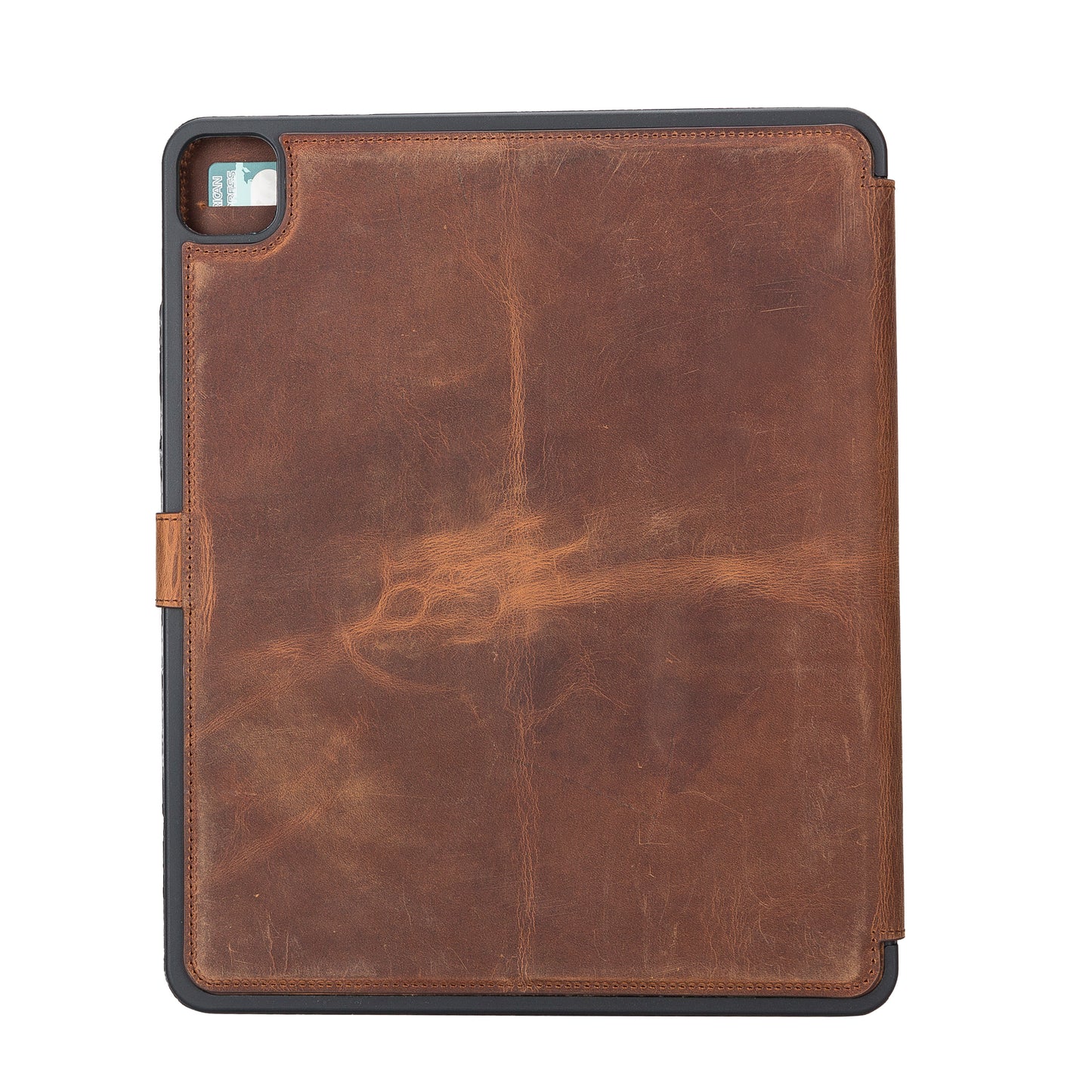 Apple iPad Pro (11") Leather Detachable Wallet Case - Teak Brown
