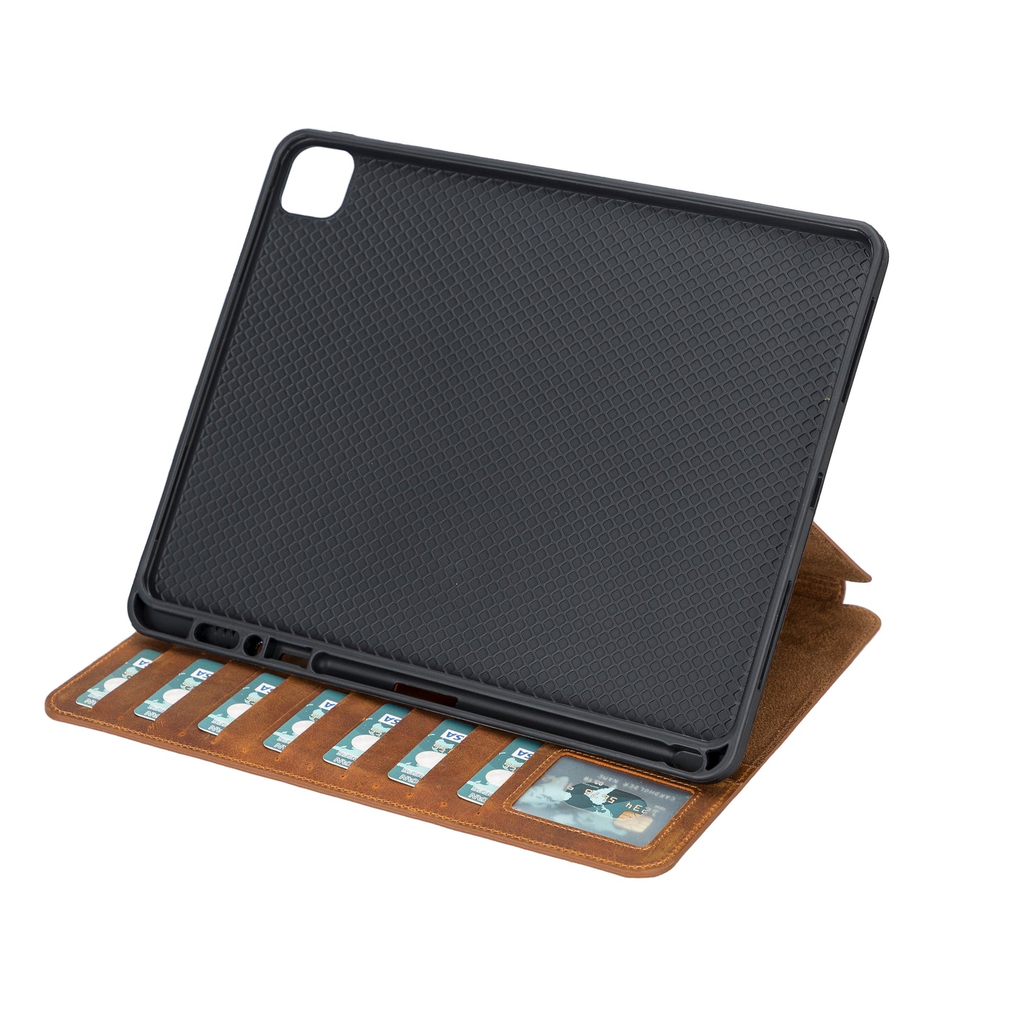 Apple iPad Pro (12.9") Leather Detachable Wallet Case - Brown