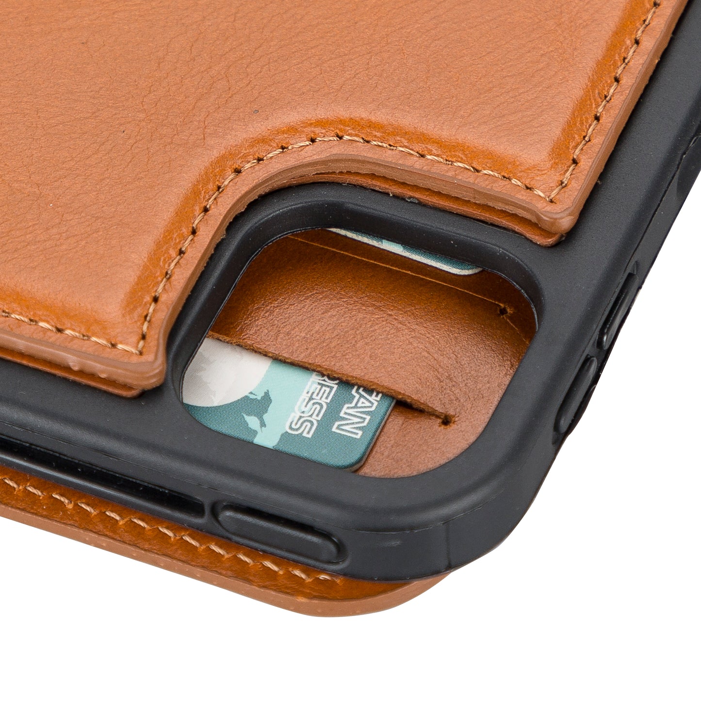 Apple iPad Pro (11") Leather Detachable Wallet Case - Light Brown