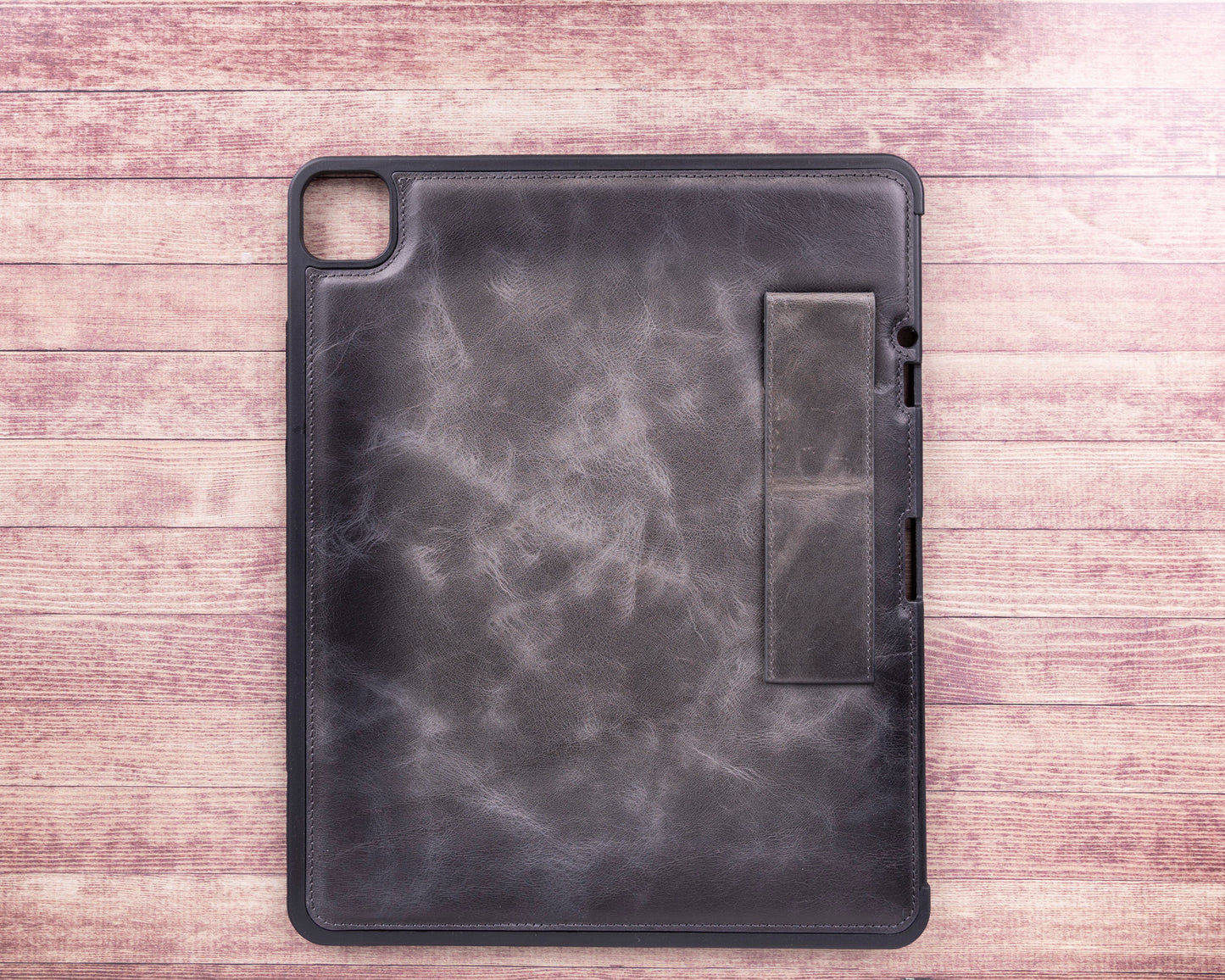 Apple iPad Pro (12.9") Leather Case - Rustic Gray