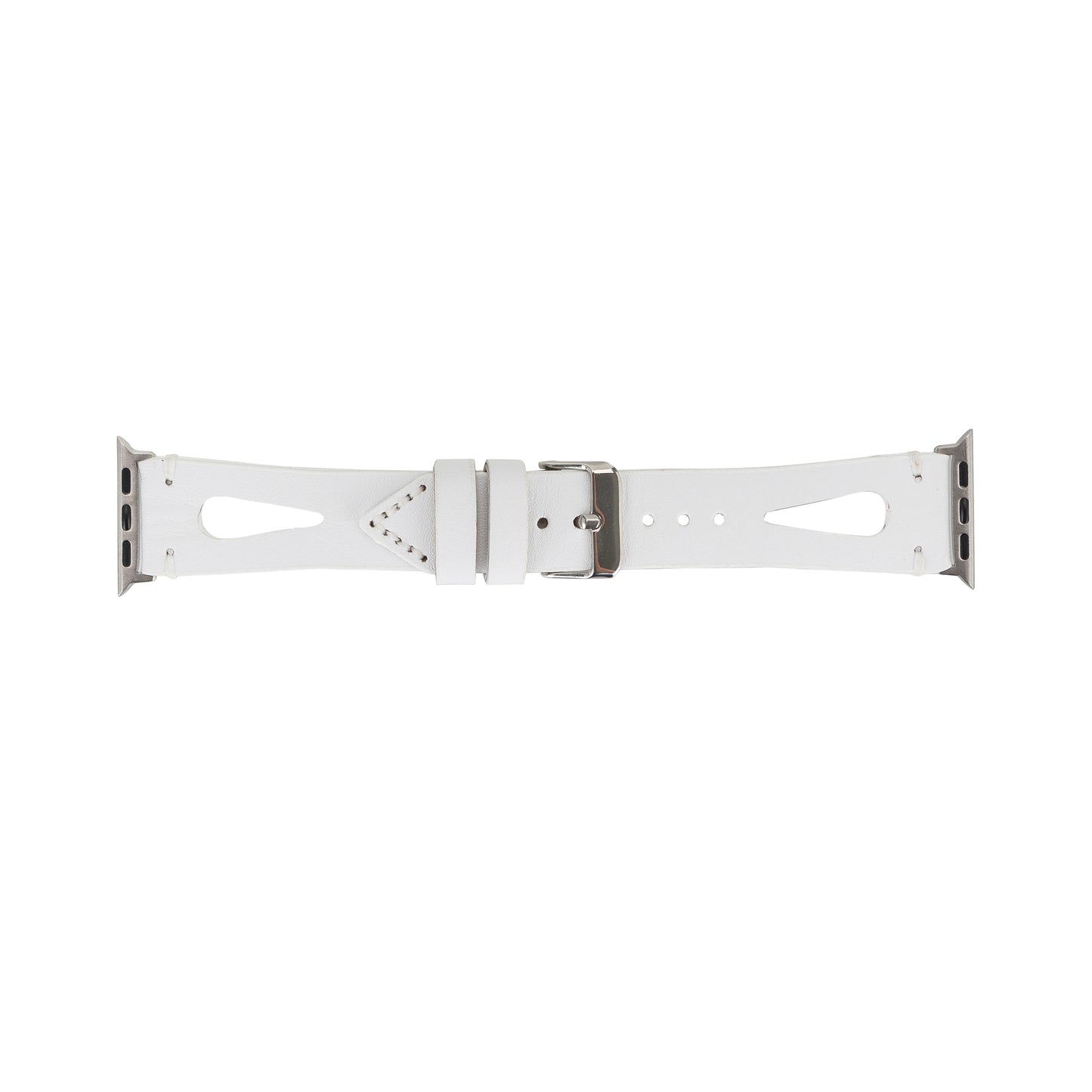 Caen Leather Apple Watch Band - White