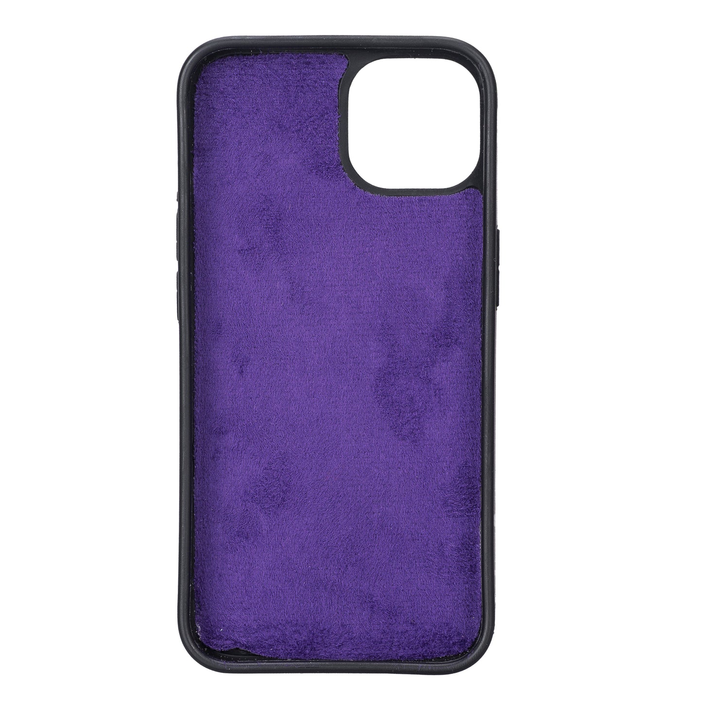 iPhone 13 (6.1") Leather MagSafe RFID Magnetic Detachable Wallet Case - Purple