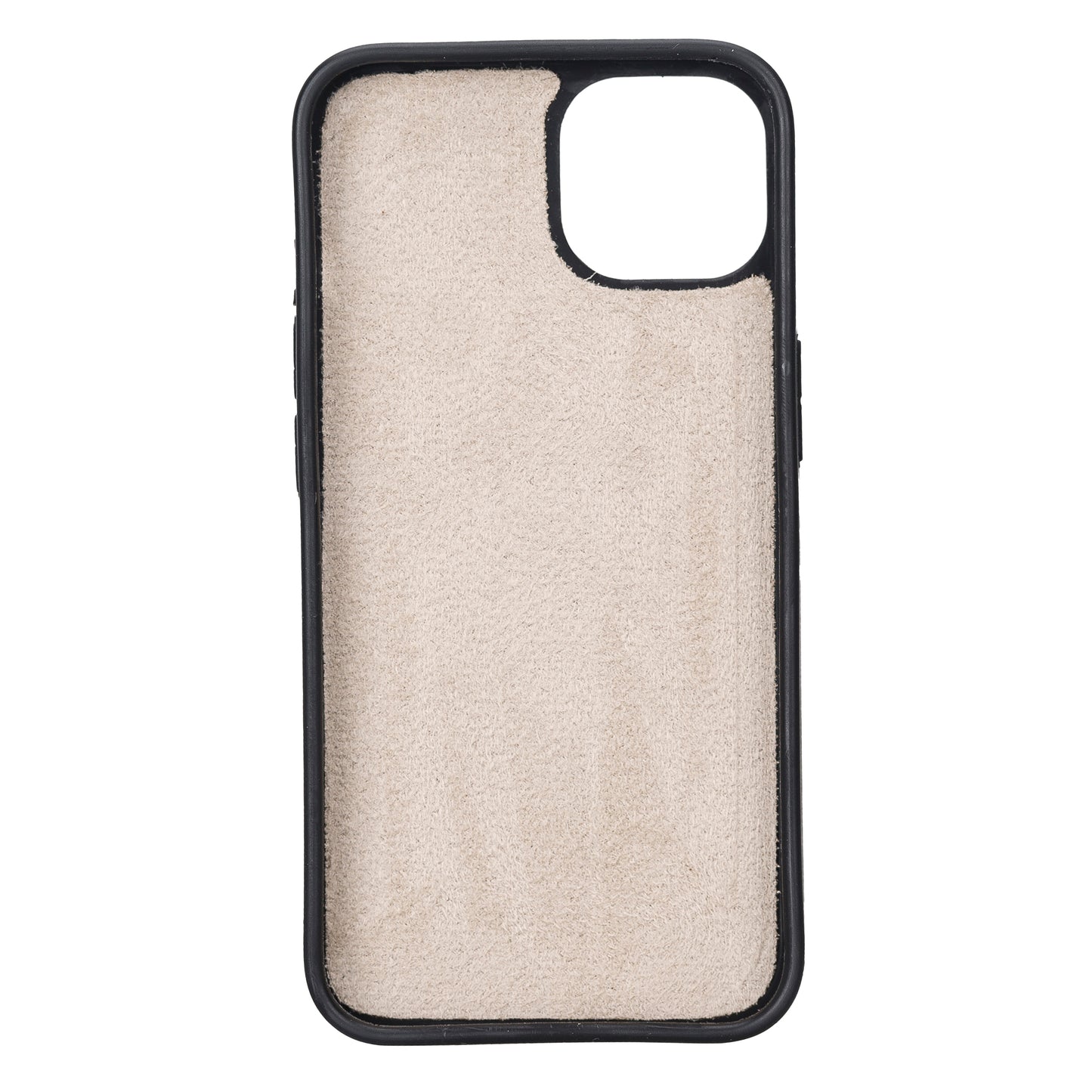 iPhone 13 (6.1") Leather MagSafe RFID Magnetic Detachable Wallet Case - Beige