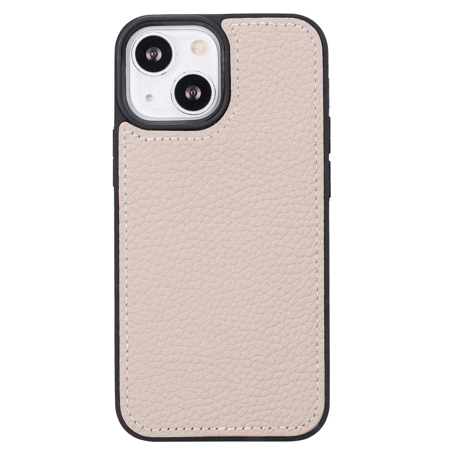 iPhone 13 Mini (5.4") Leather MagSafe RFID Magnetic Detachable Wallet Case - Beige