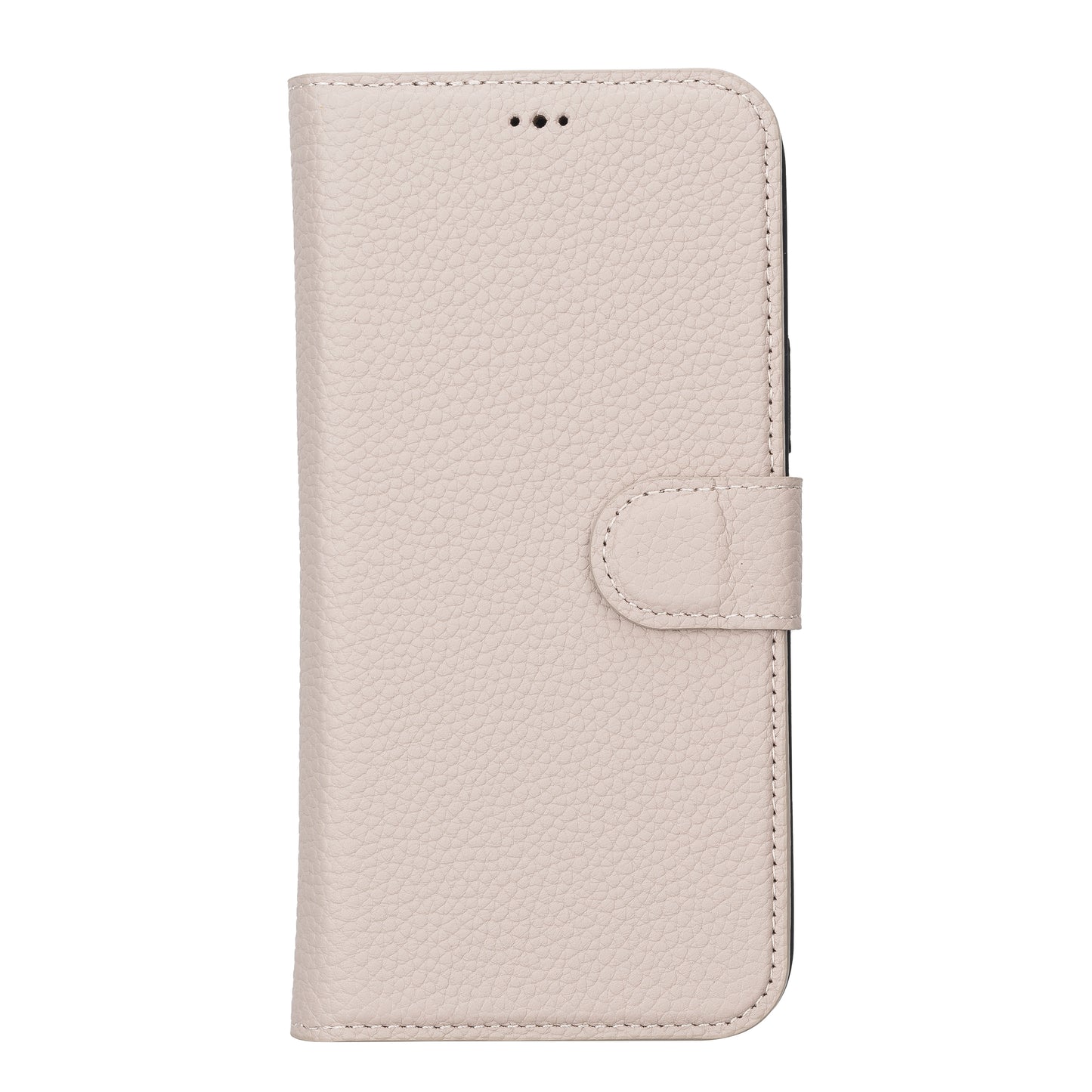 iPhone 13 Pro Max (6.7") Leather MagSafe RFID Magnetic Detachable Wallet Case - Beige