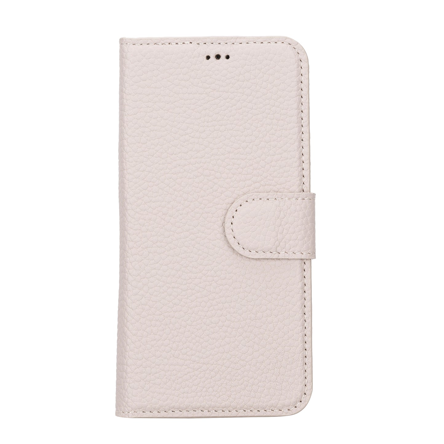 iPhone 14 Pro (6.1") Leather MagSafe RFID Detachable Wallet Case - Beige