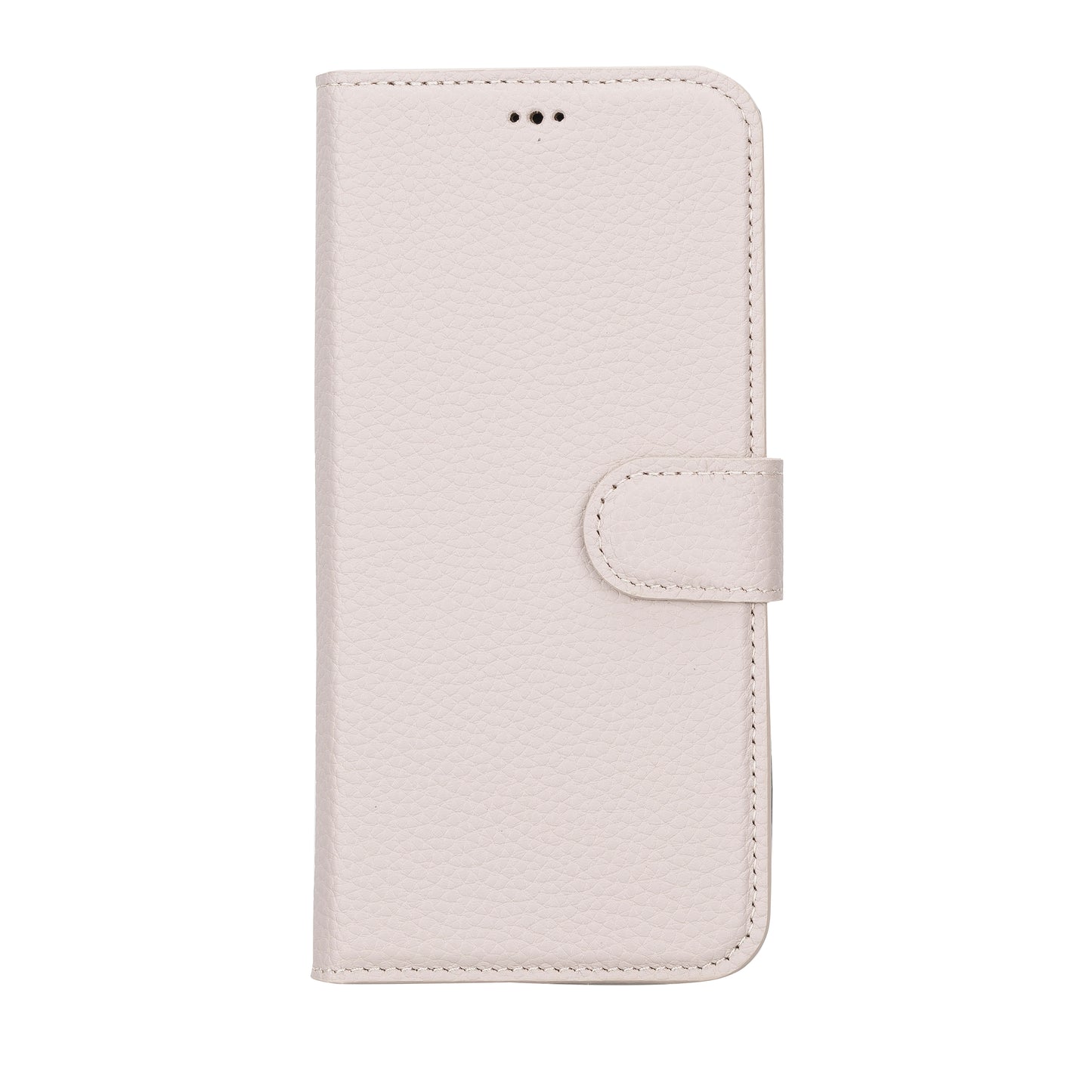 iPhone 14 Pro Max (6.7") Leather MagSafe RFID Detachable Wallet Case - Beige