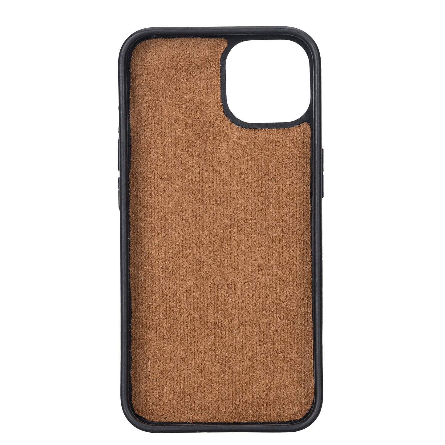 iPhone 13 (6.1") Leather MagSafe RFID Magnetic Detachable Wallet Case - Teak Brown