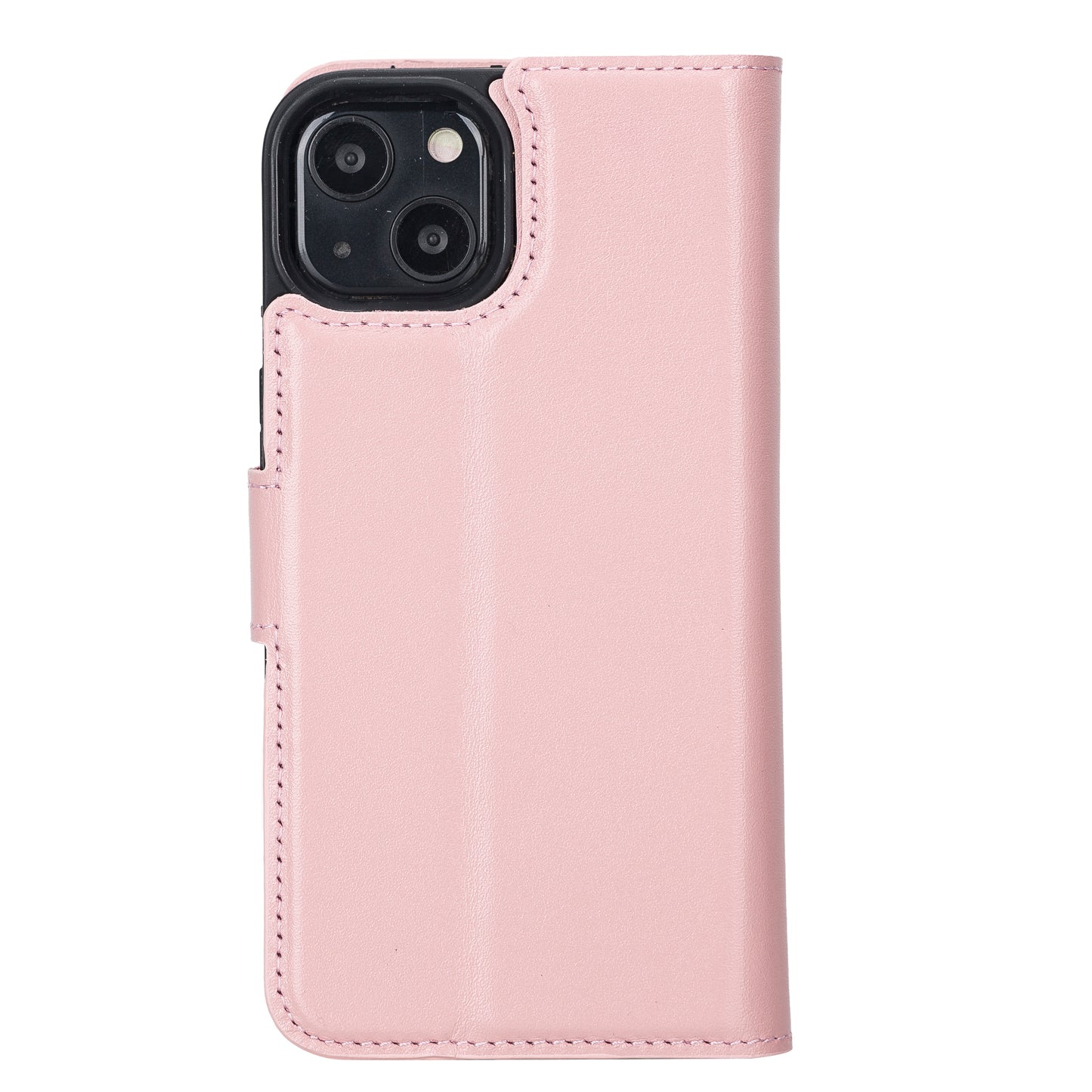 iPhone 13 (6.1") Leather MagSafe RFID MagSafe Magnetic Detachable Wallet Case - Pink