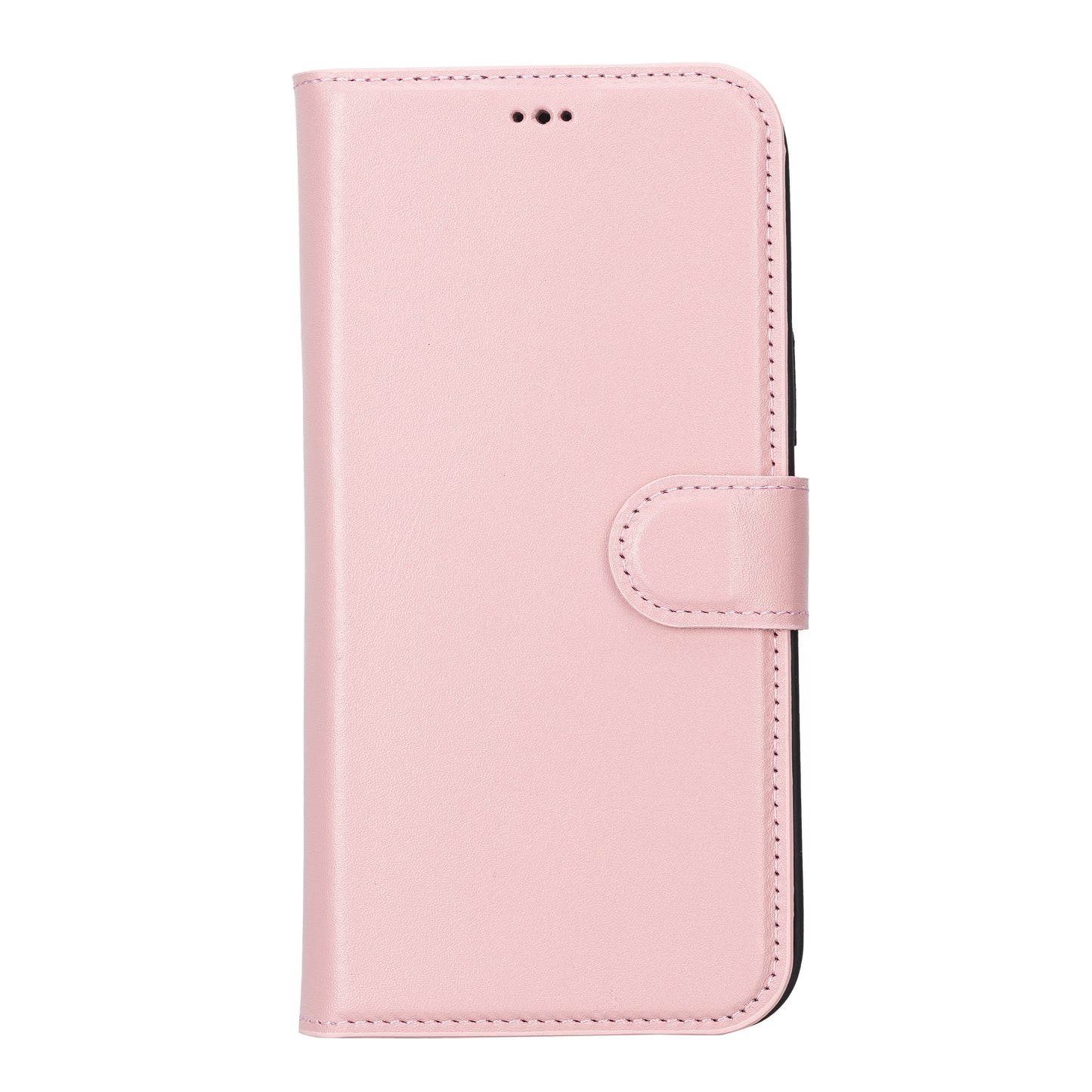 iPhone 13 Pro Max (6.7") Leather MagSafe RFID Magnetic Detachable Wallet Case - Pink