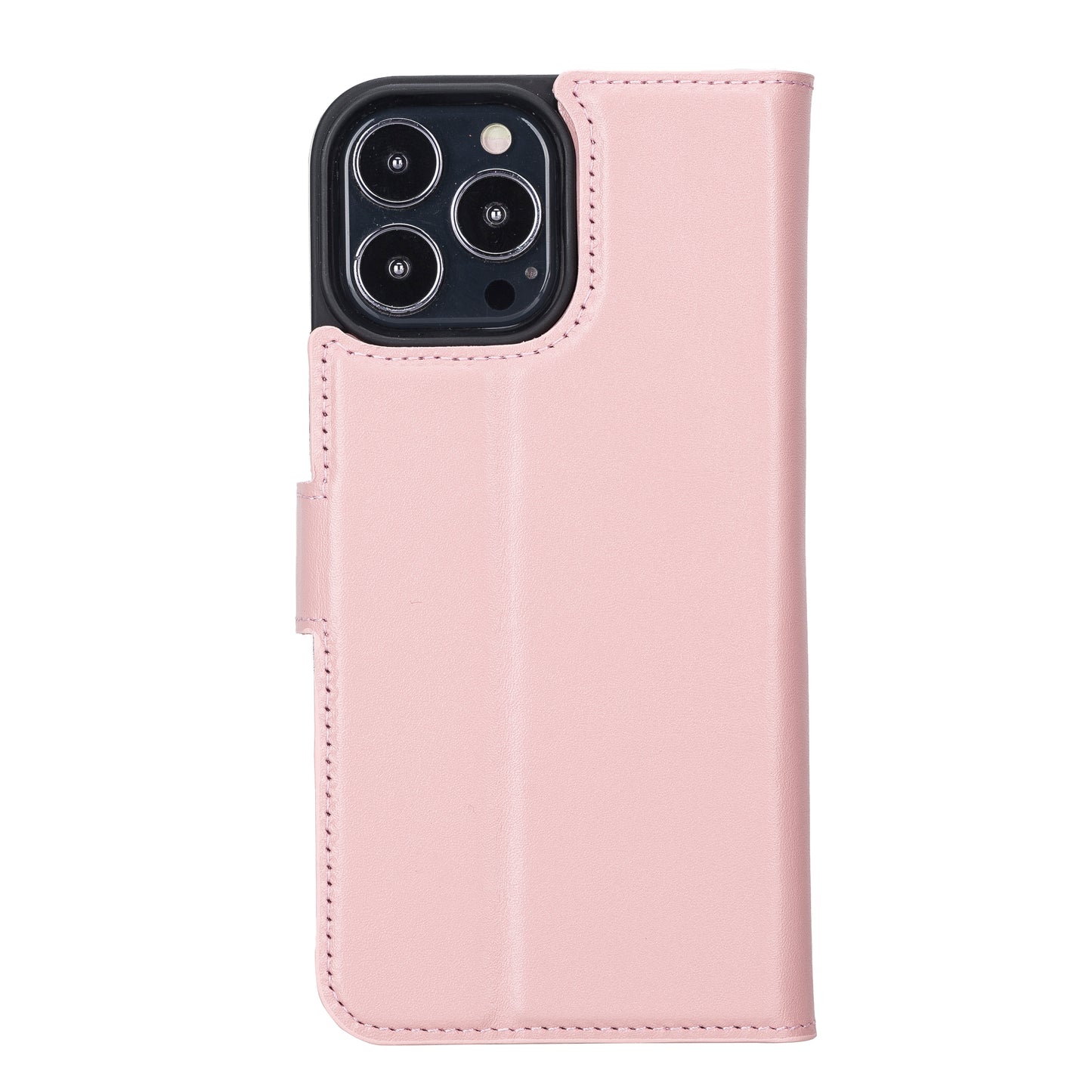 iPhone 13 Pro Max (6.7") Leather MagSafe RFID Magnetic Detachable Wallet Case - Pink