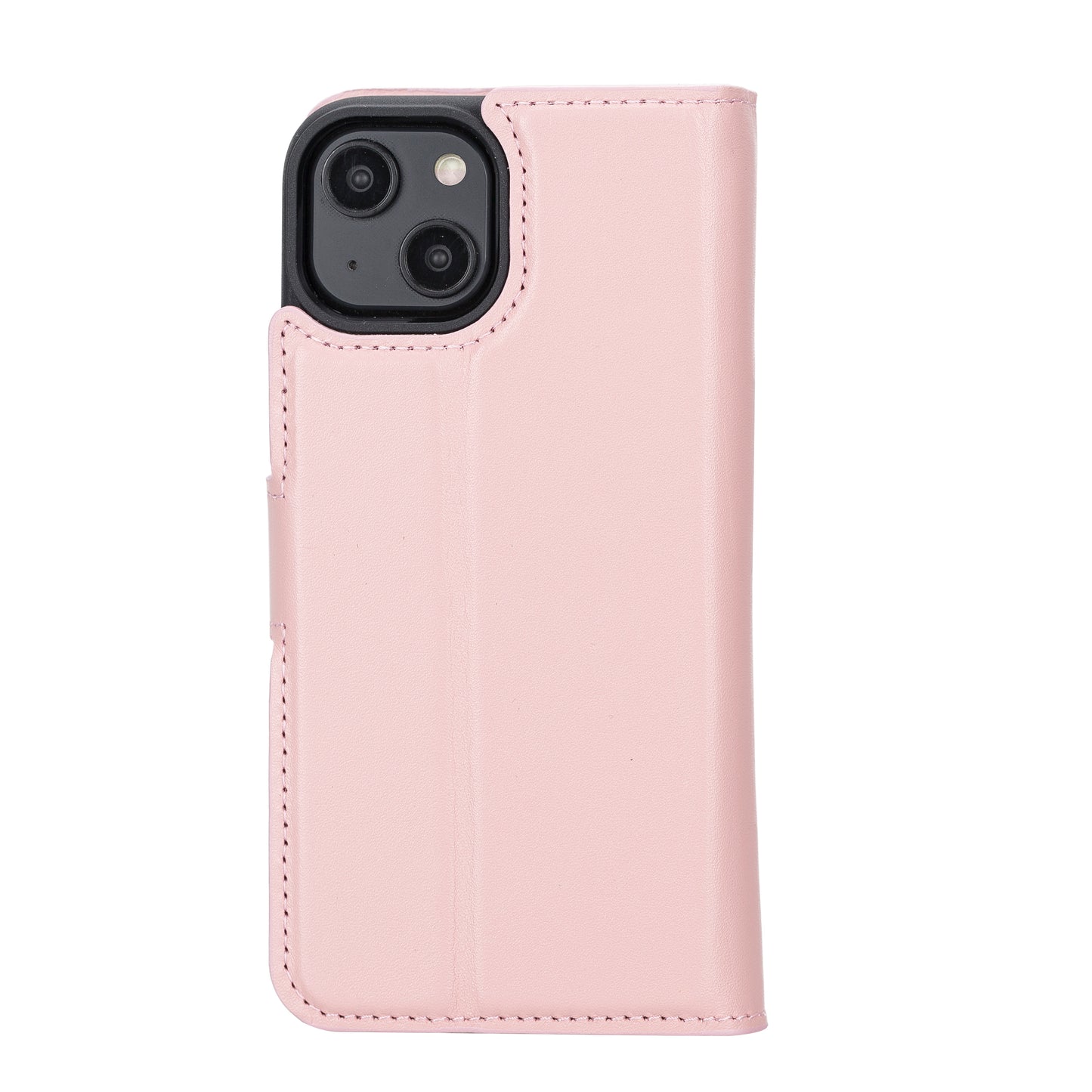 iPhone 14 (6.1") Leather MagSafe RFID Detachable Wallet Case - Pink
