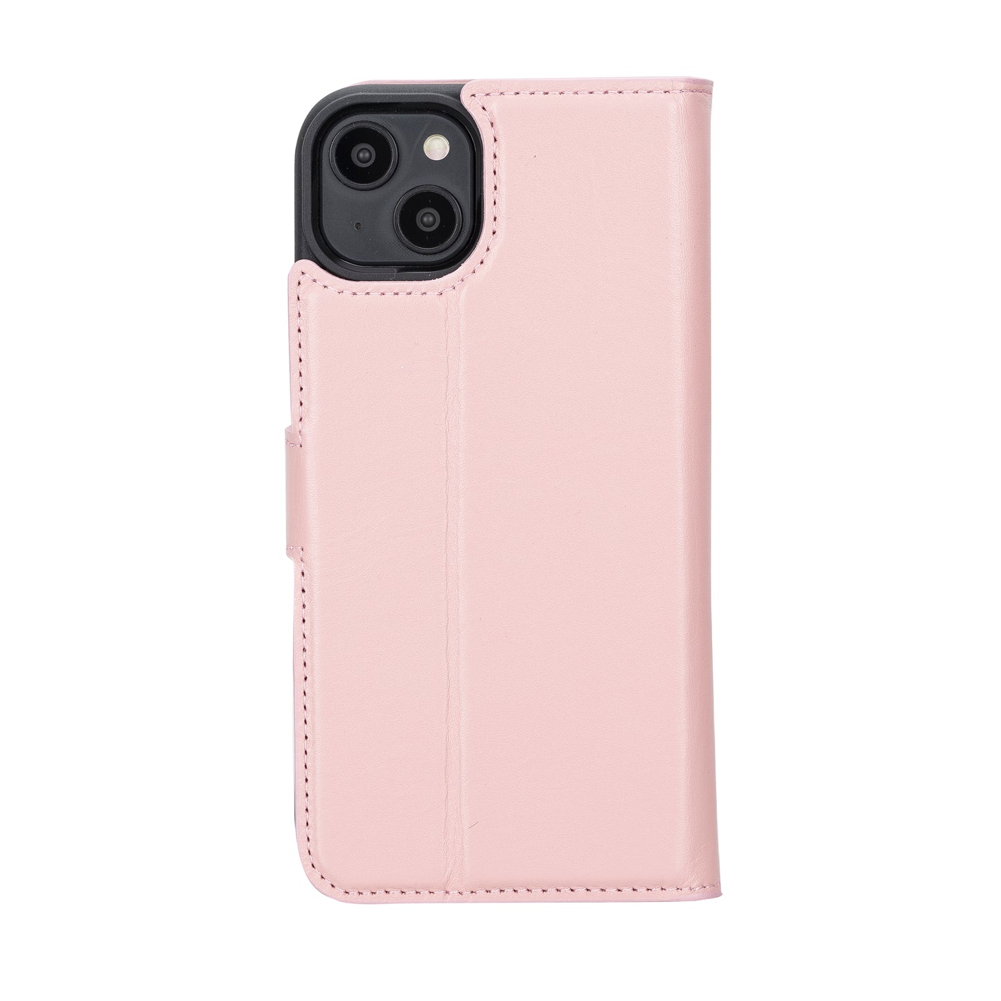 iPhone 14 Plus (6.7") Leather MagSafe RFID Detachable Wallet Case - Pink