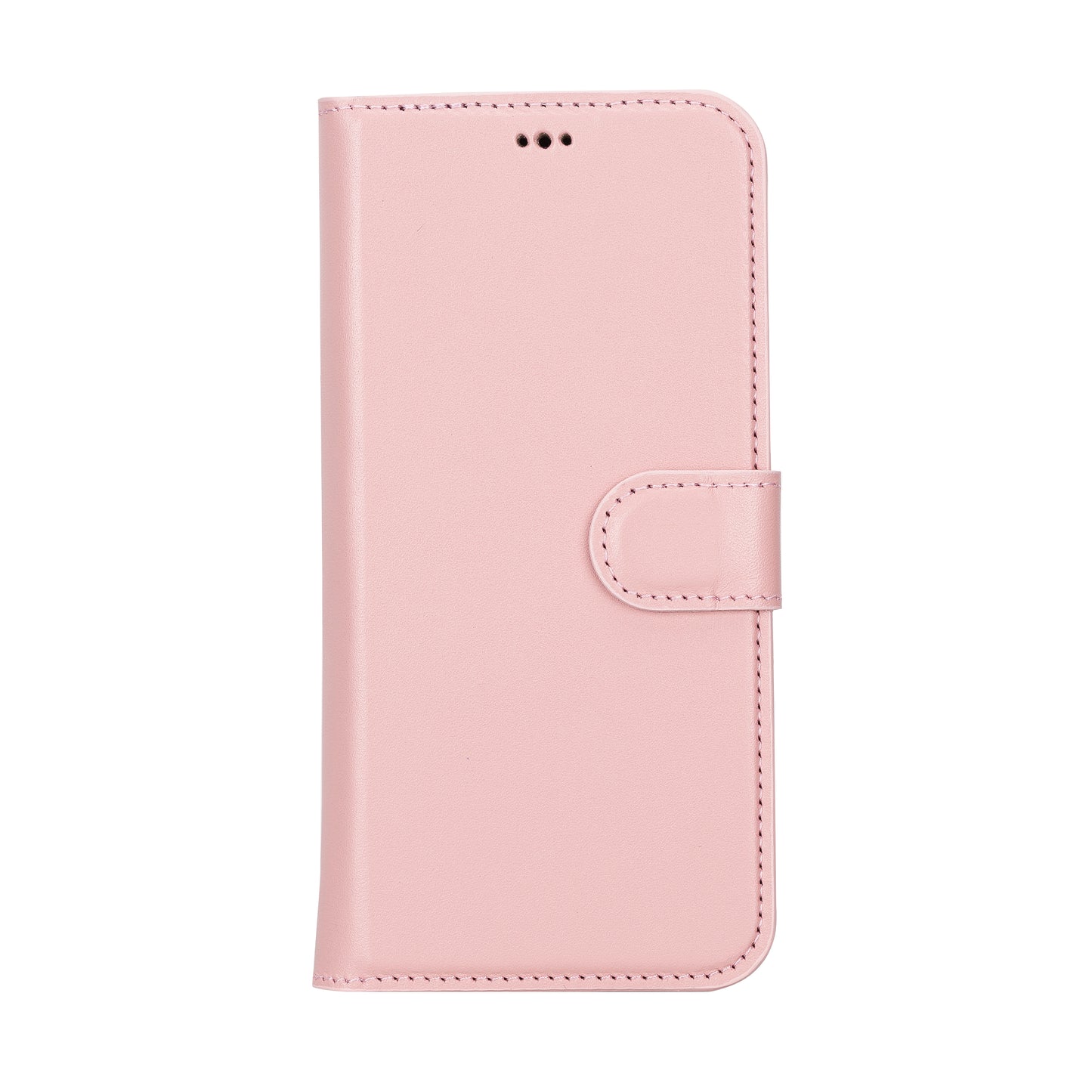 iPhone 14 Pro Max (6.7") Leather MagSafe RFID Detachable Wallet Case - Pink