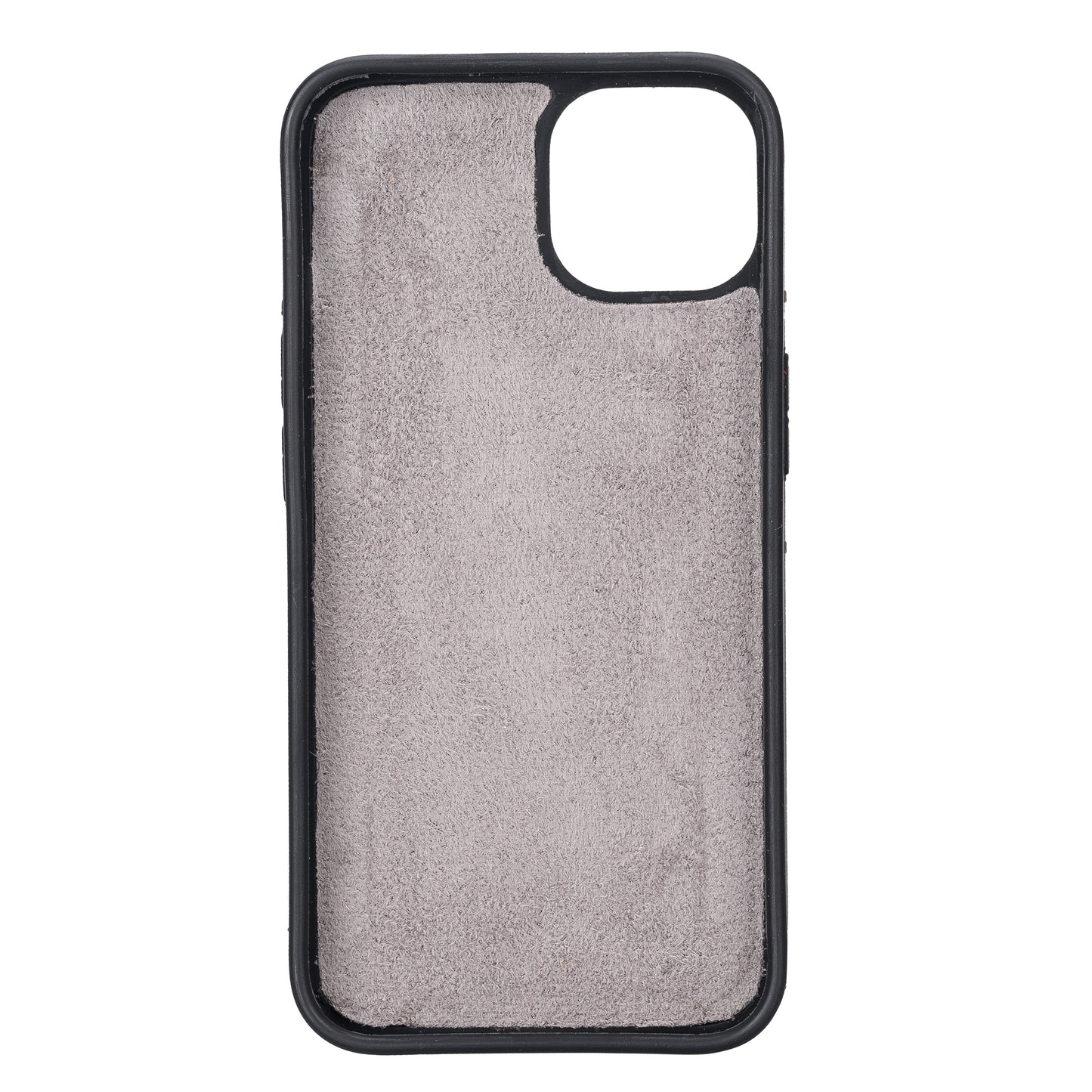 iPhone 13 (6.1") Leather MagSafe RFID Magnetic Detachable Wallet Case - Rustic Black