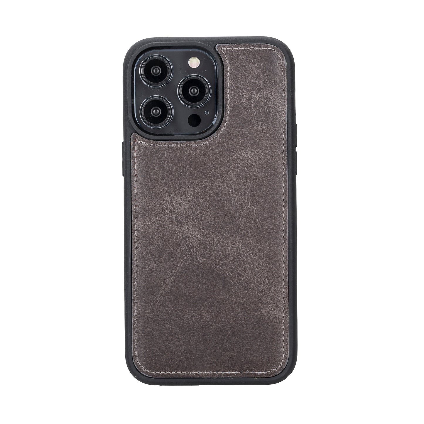 iPhone 14 Pro Max (6.7") Leather MagSafe RFID Detachable Wallet Case - Rustic Black