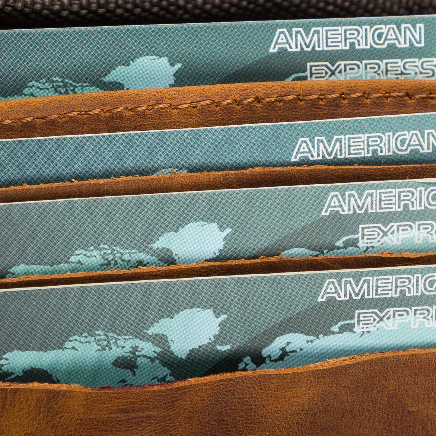 Leather Crossbody Phone Bag - Brown